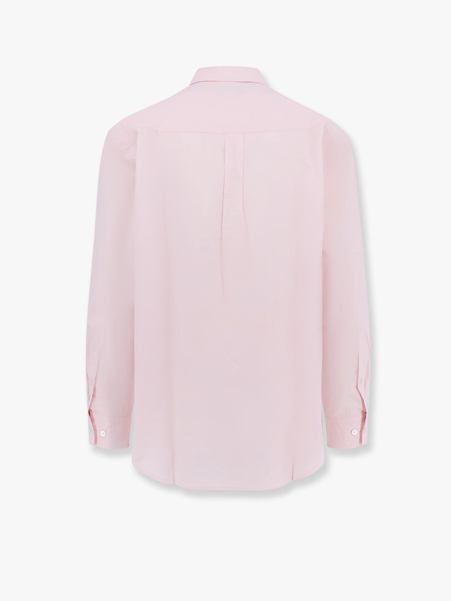Cotton shirt with one applied breast pocket