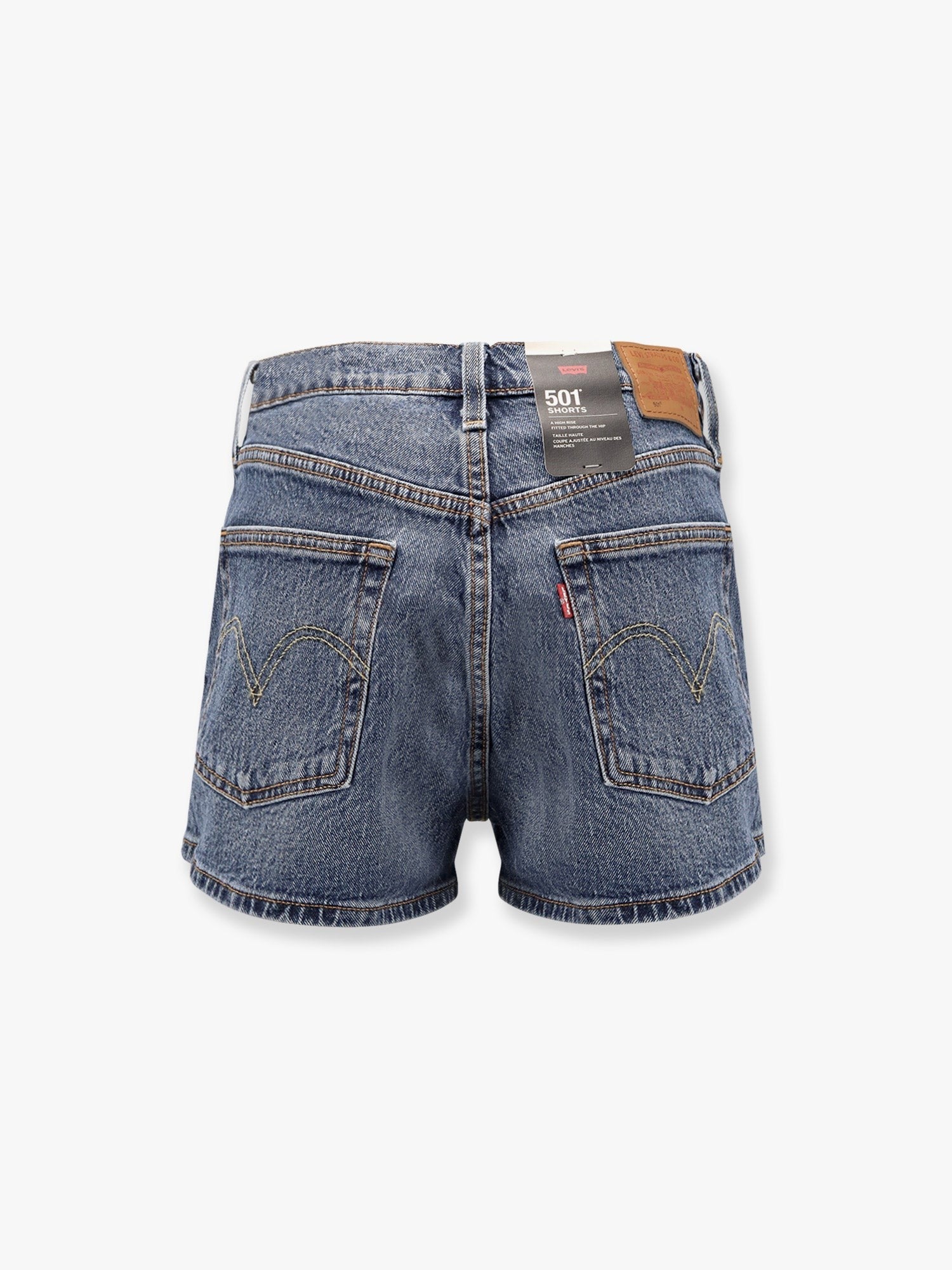 High Rise Cotton Shorts