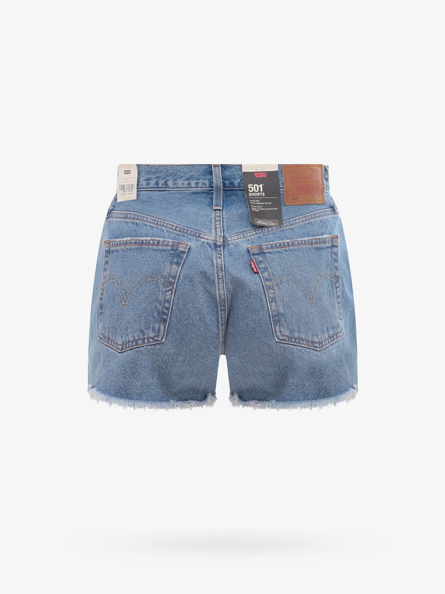 High Rise Cotton Shorts