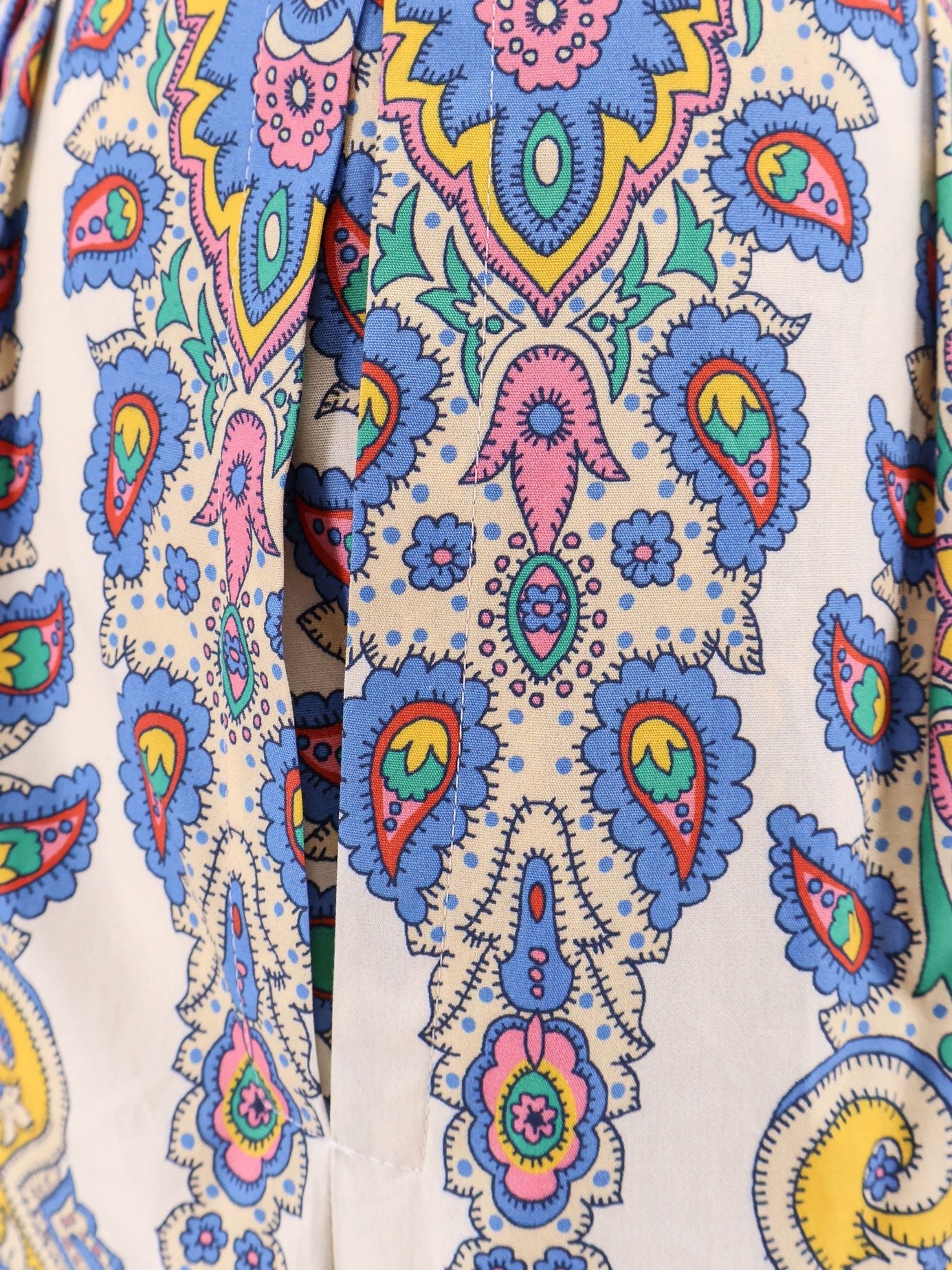 Cotton Skirt With Multicolor Print