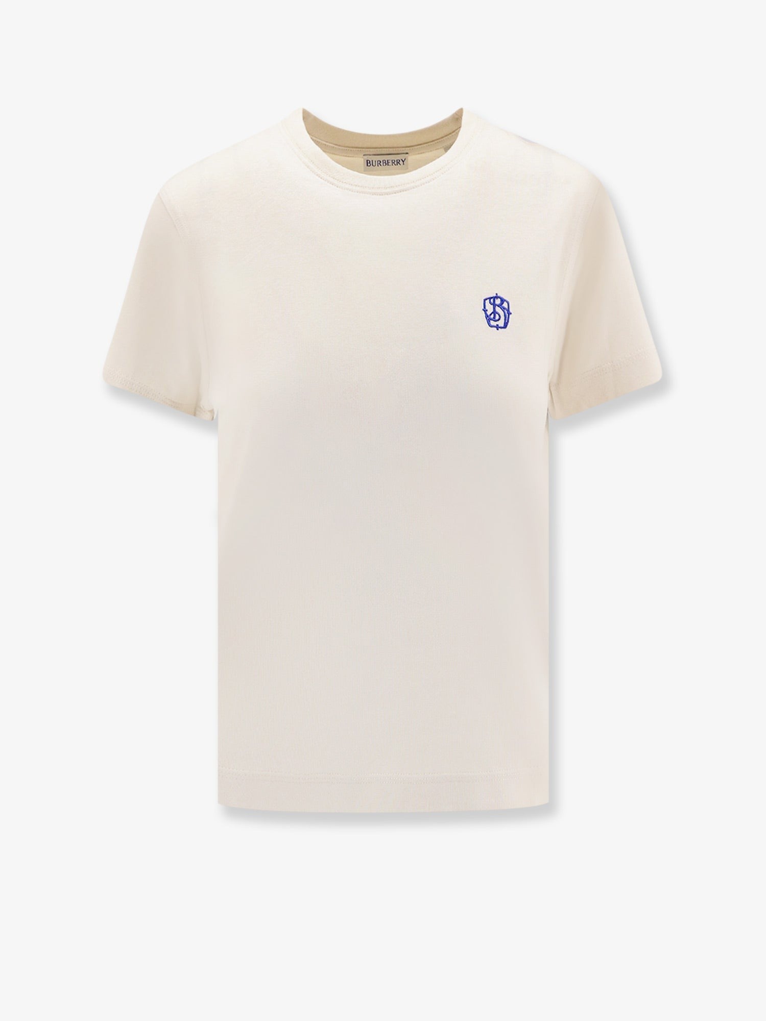 Cotton T-Shirt With Frontal Embroidery
