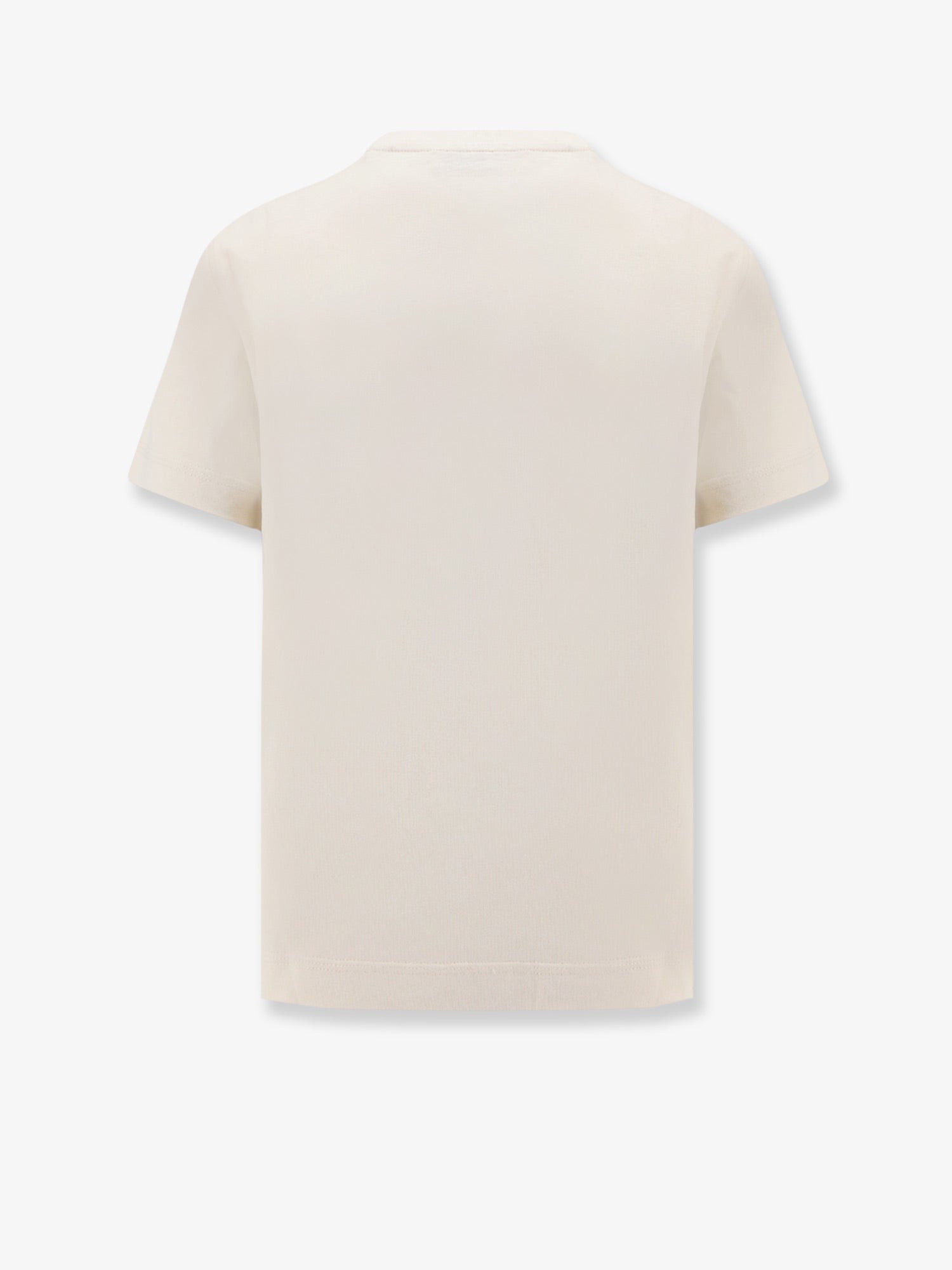 Cotton T-Shirt With Frontal Embroidery