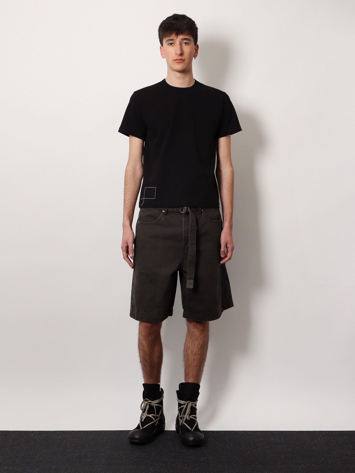 Cotton t-shirt with logo on the back