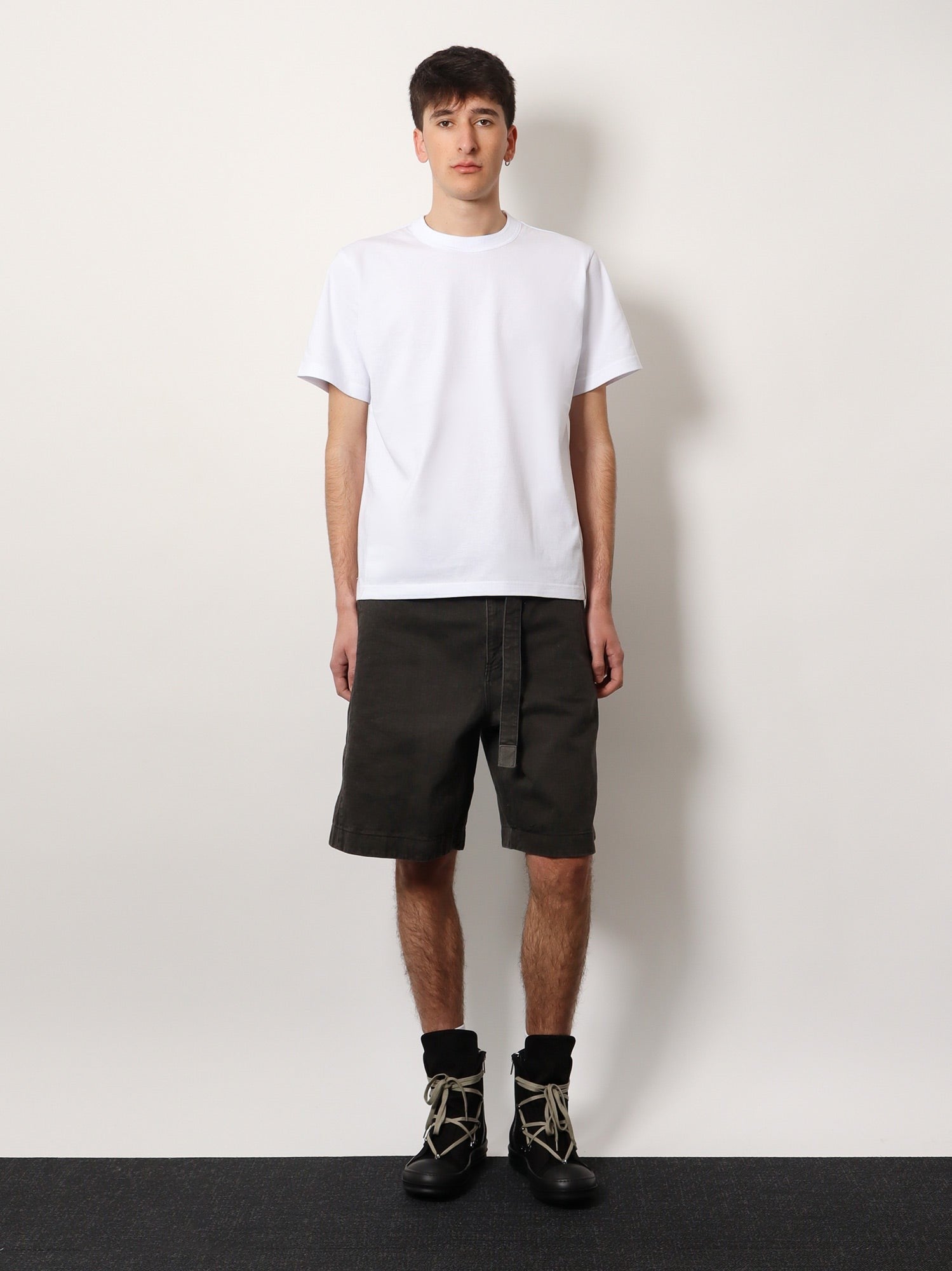 Cotton t-shirt with logo on the back