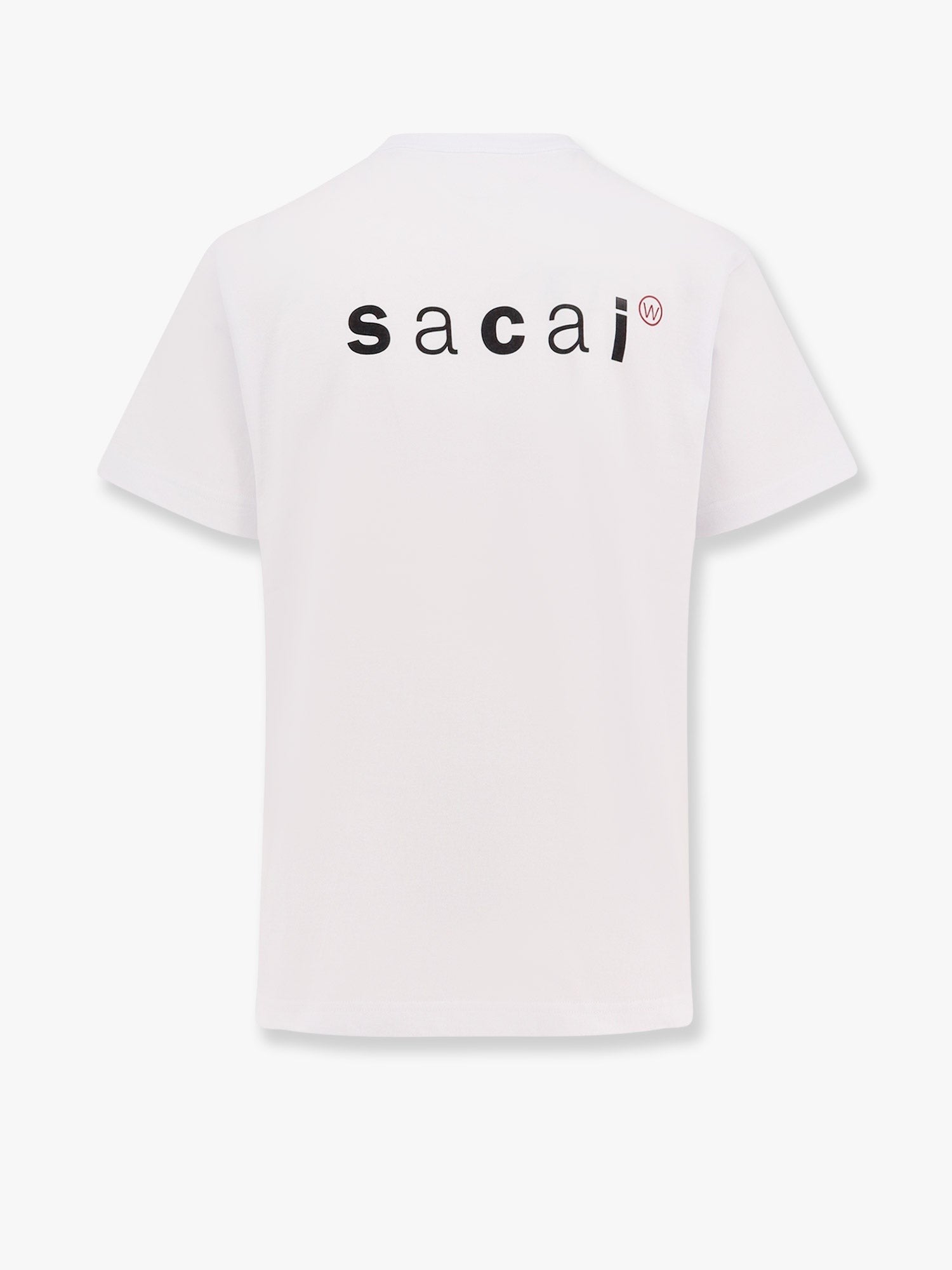 Cotton t-shirt with logo on the back