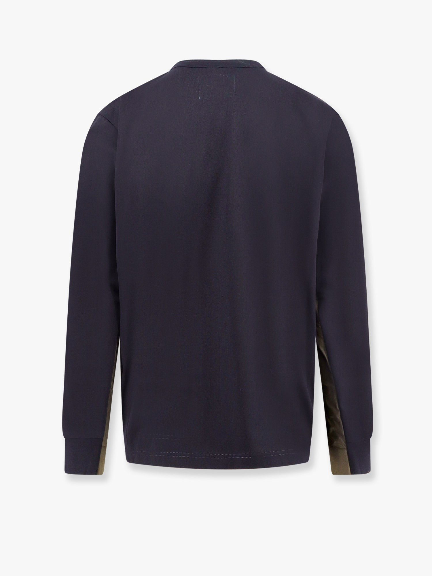 Cotton t-shirt with nylon insert