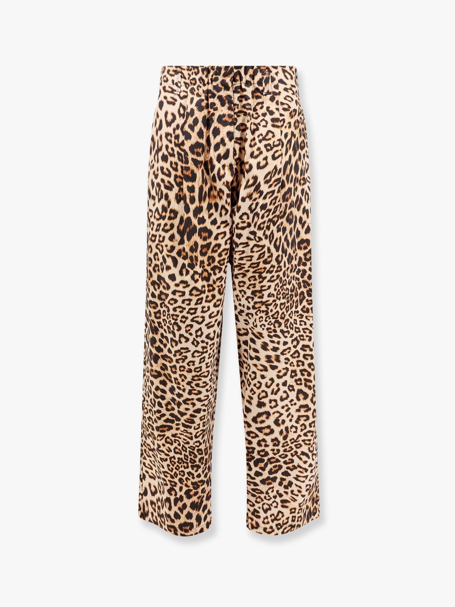 Cotton Trouser With Animalier Print