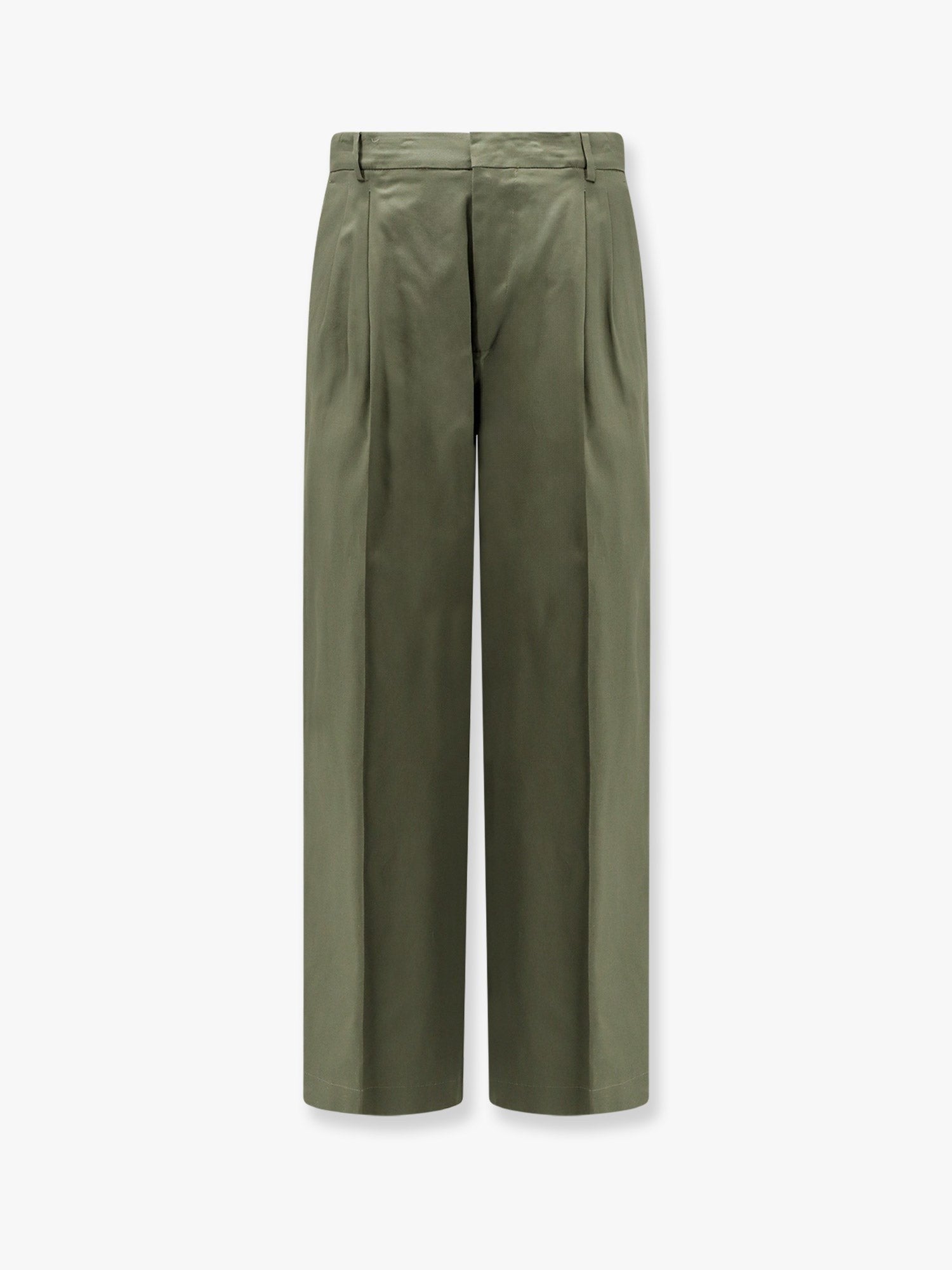 Cotton trouser with frayed edges