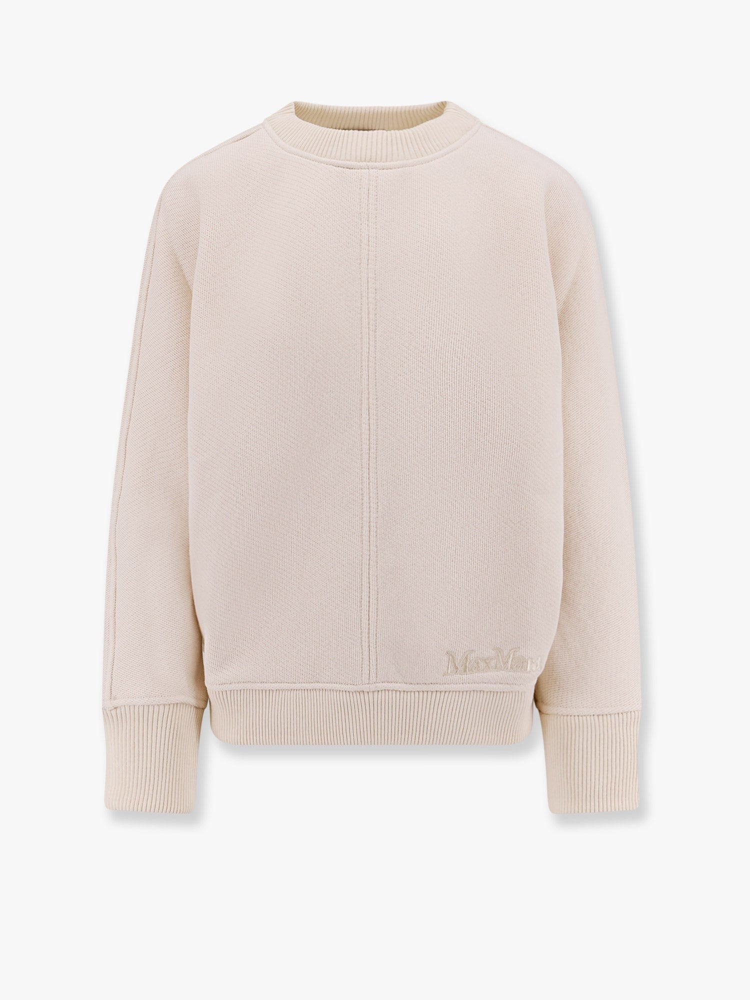 Cral Cotton Sweater With Max Mara Embroidery