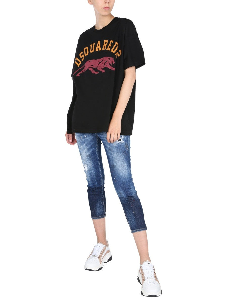 Front Logo Crew Neck T-Shirt