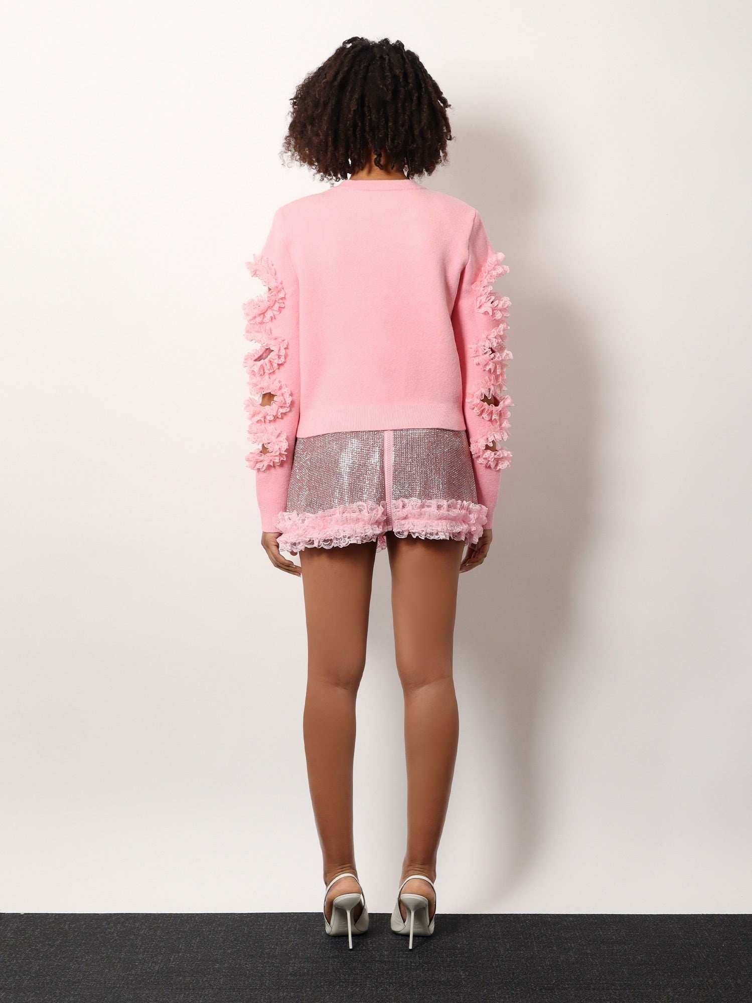 Cristopher Kane Residency Cardigan Cut-Out Details