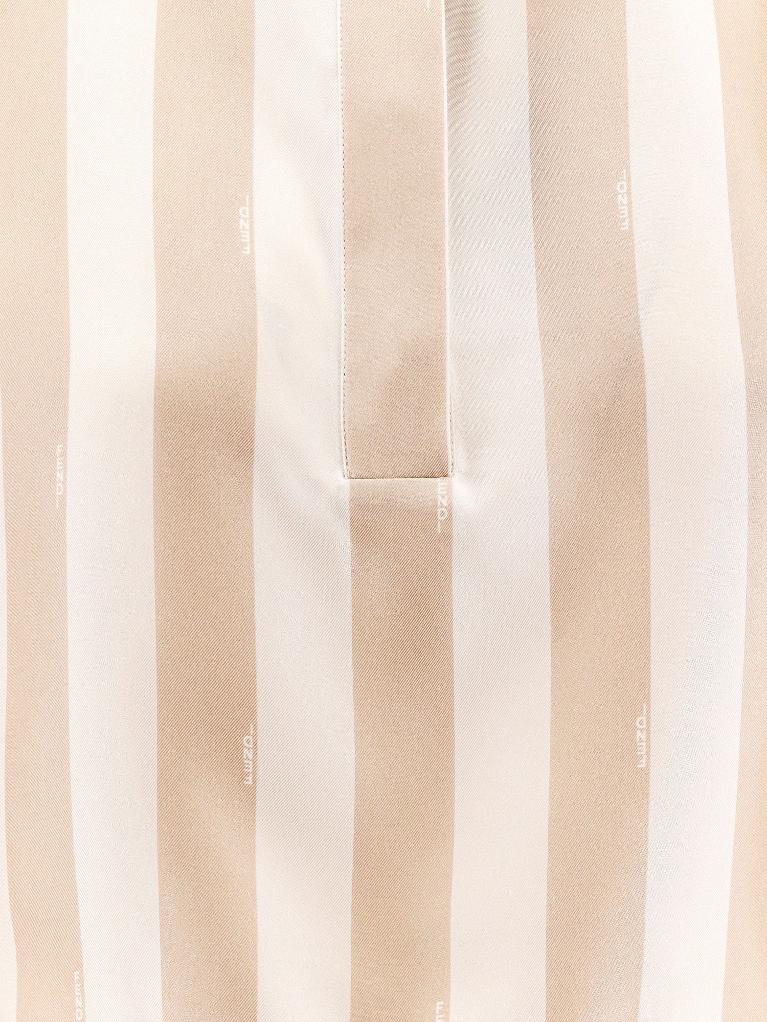 Crop Fit Pequin Silk Shirt