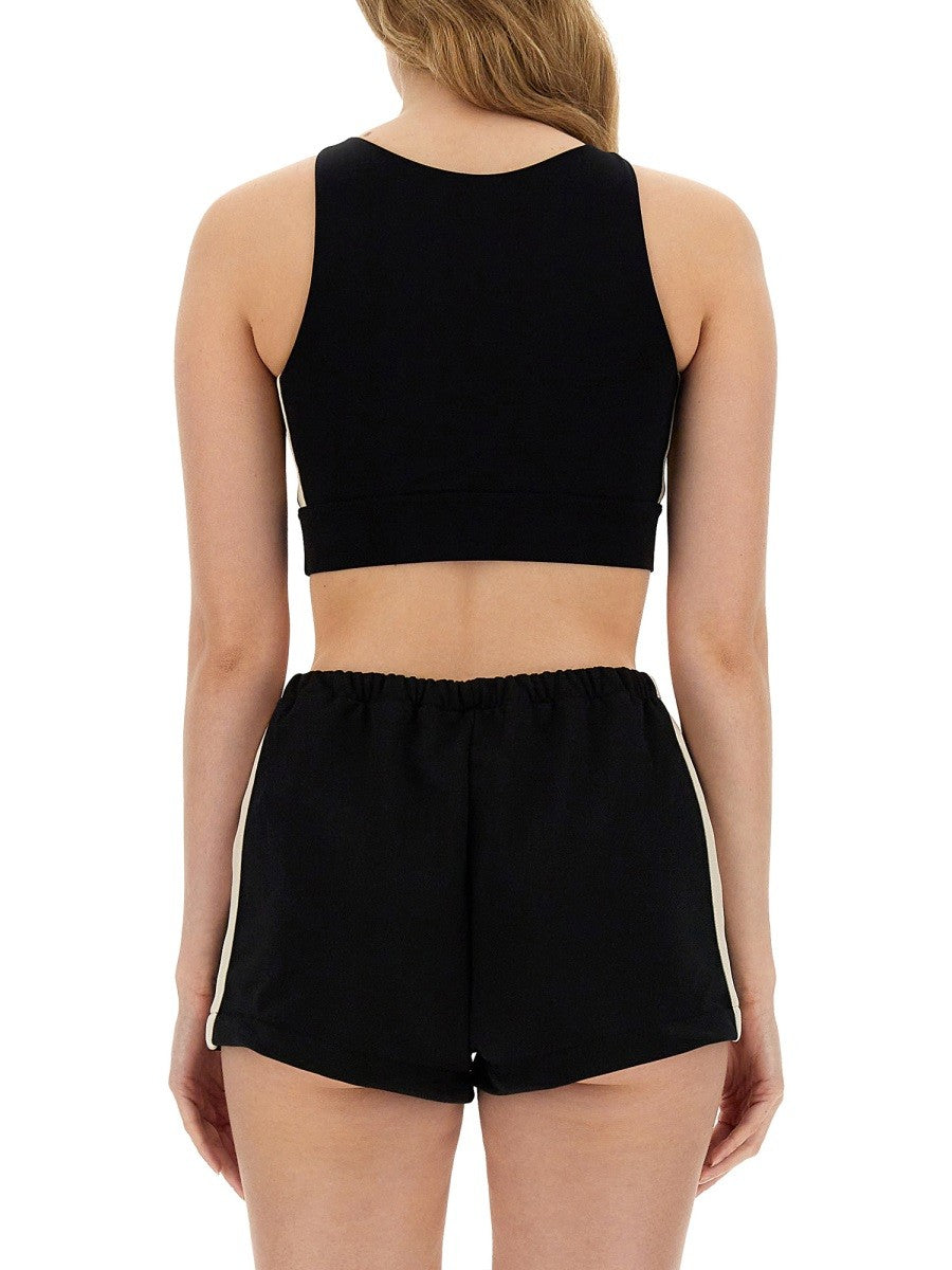 CROP TOP WITH LOGO