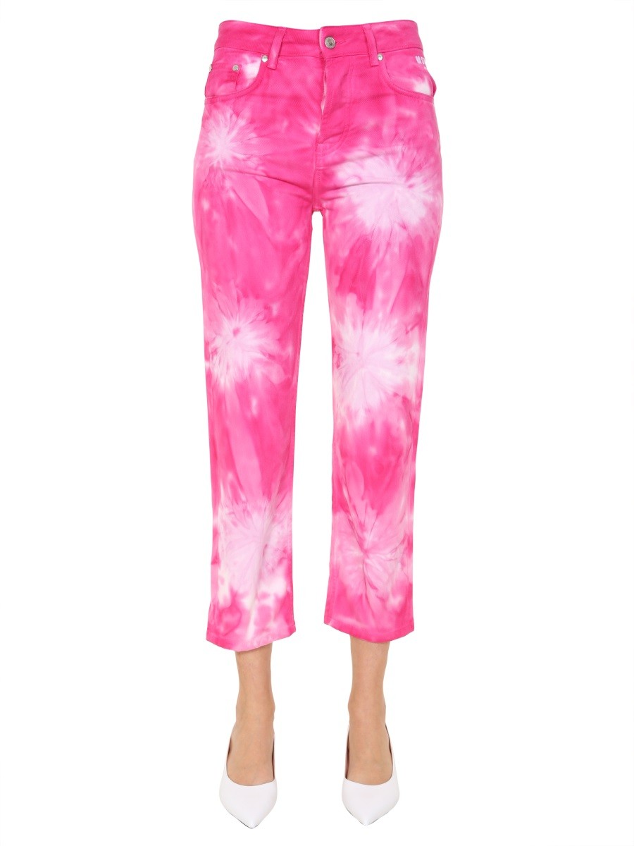Cropped Jeans With Zip Closure