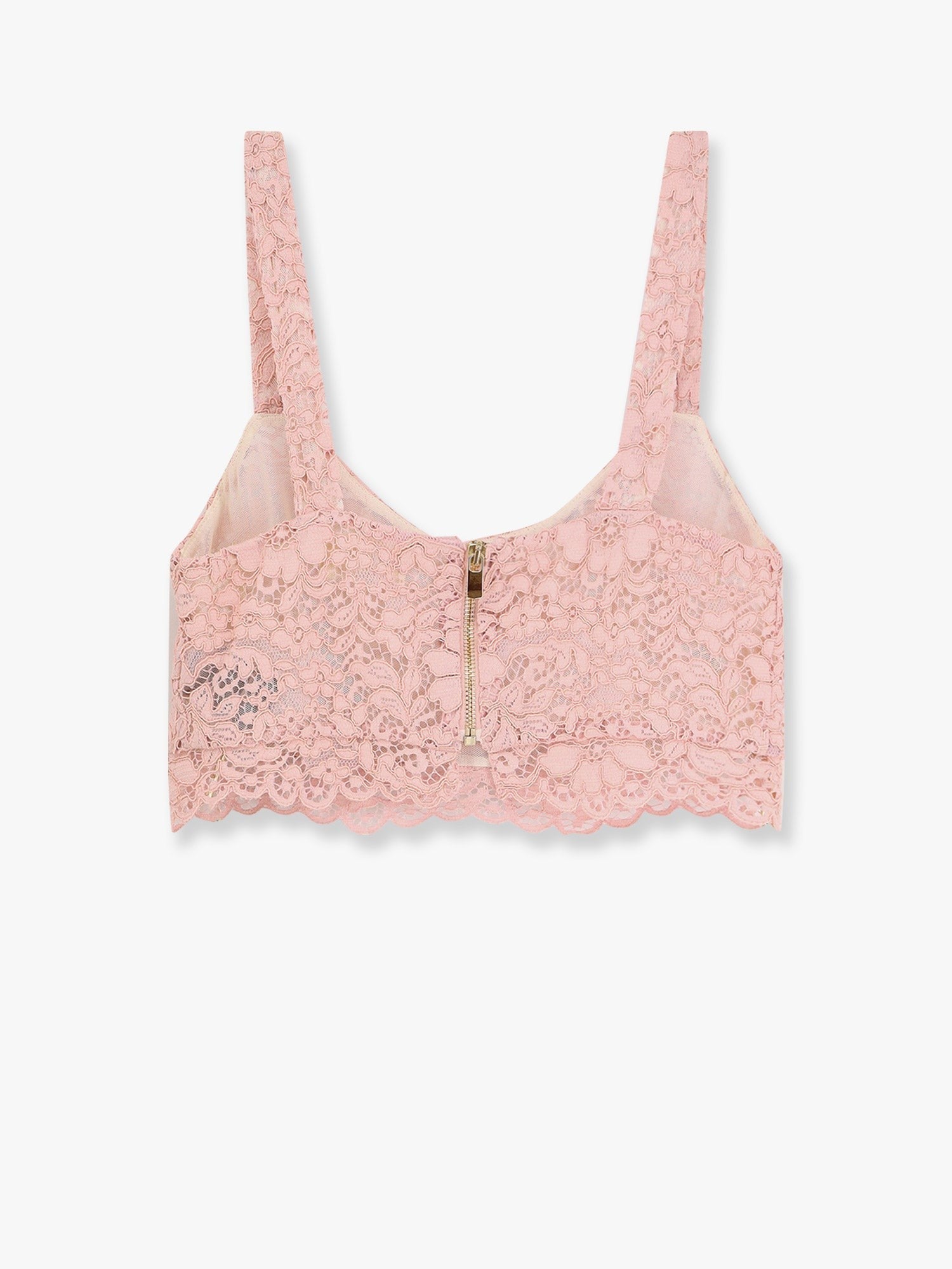 Cropped Lace Top T-Shirt