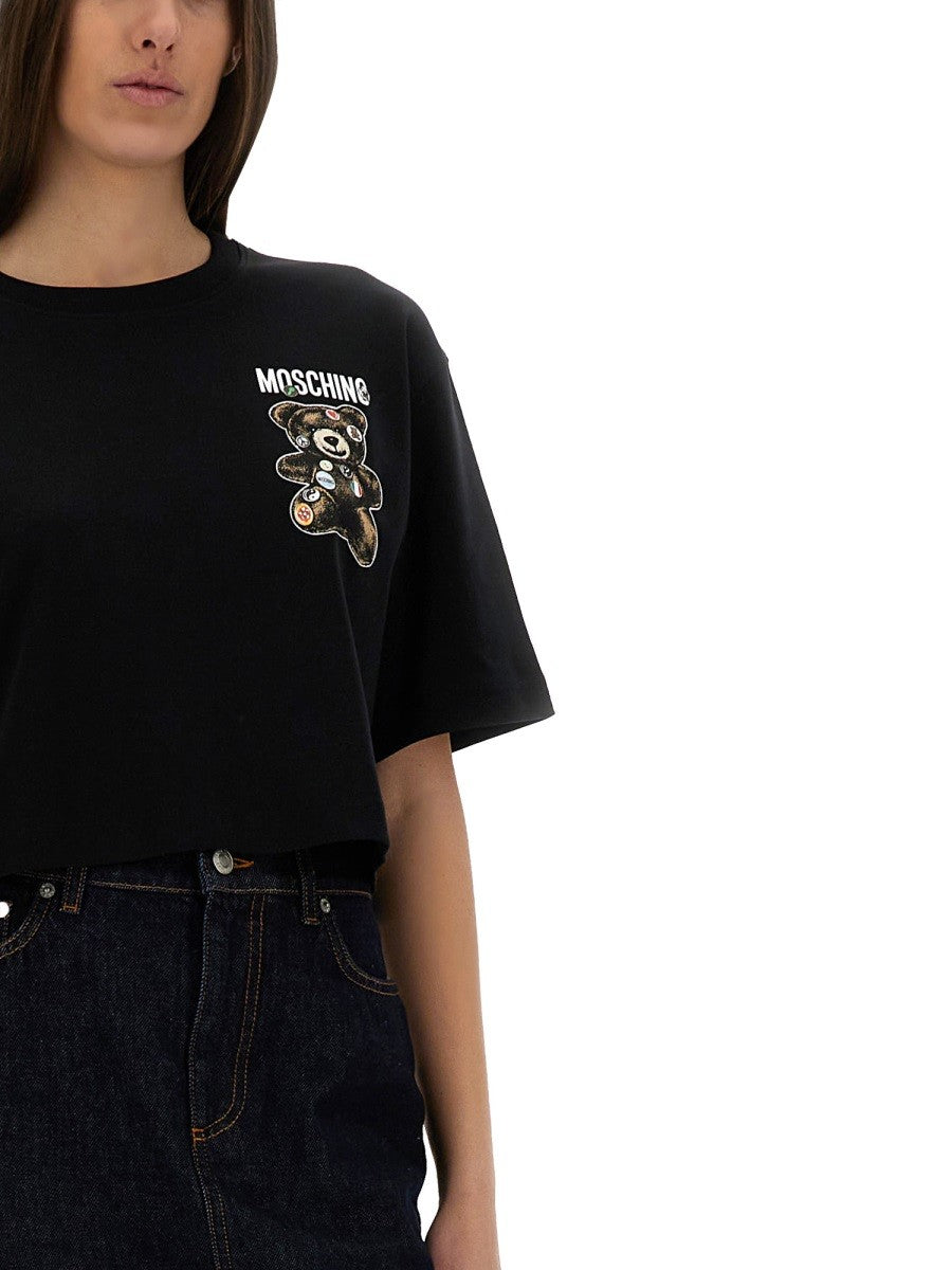CROPPED T-SHIRT TEDDY BEAR