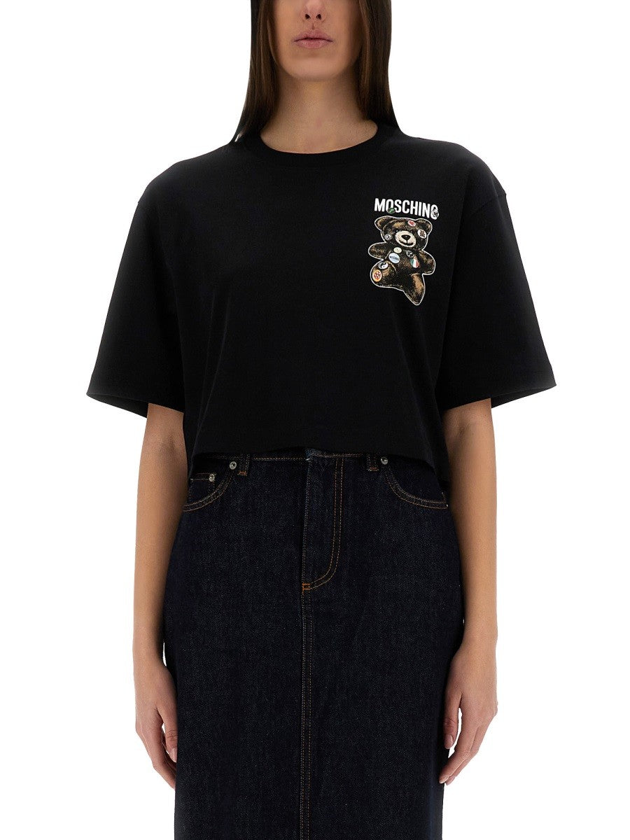 CROPPED T-SHIRT TEDDY BEAR