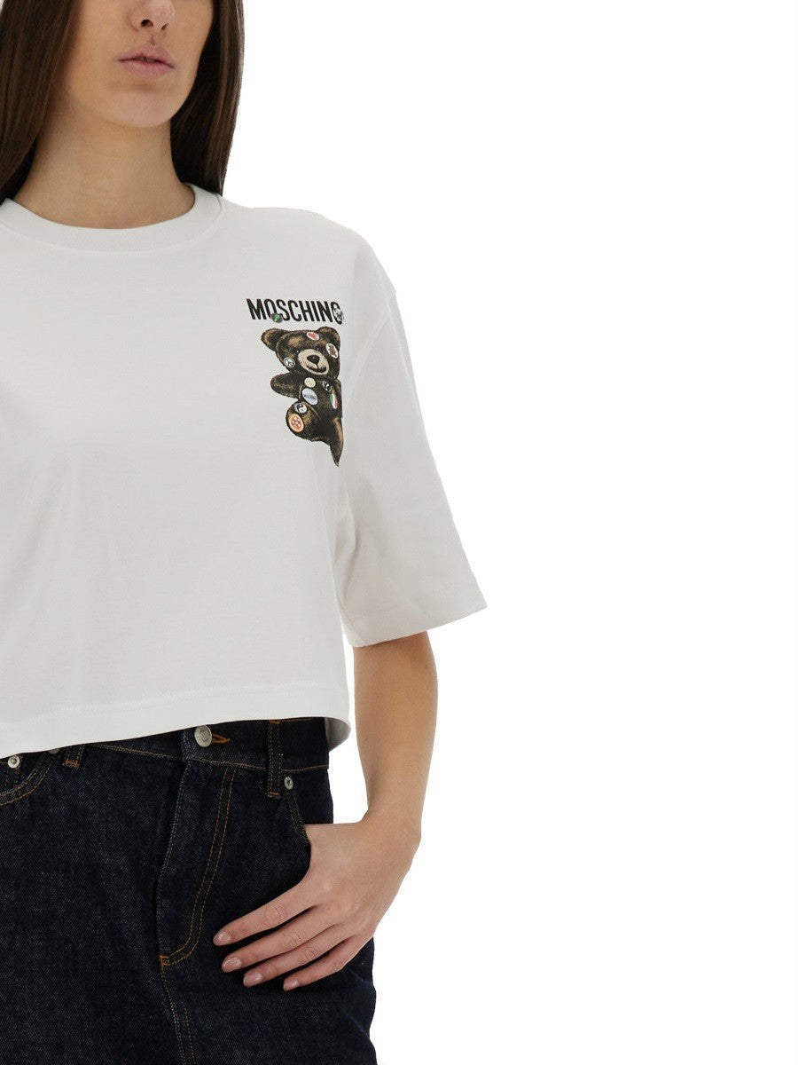 CROPPED T-SHIRT TEDDY BEAR