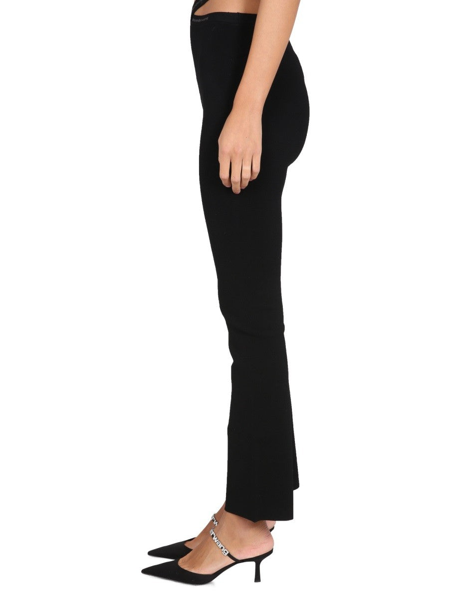CROSS LEGGINGS WITH LOGO
