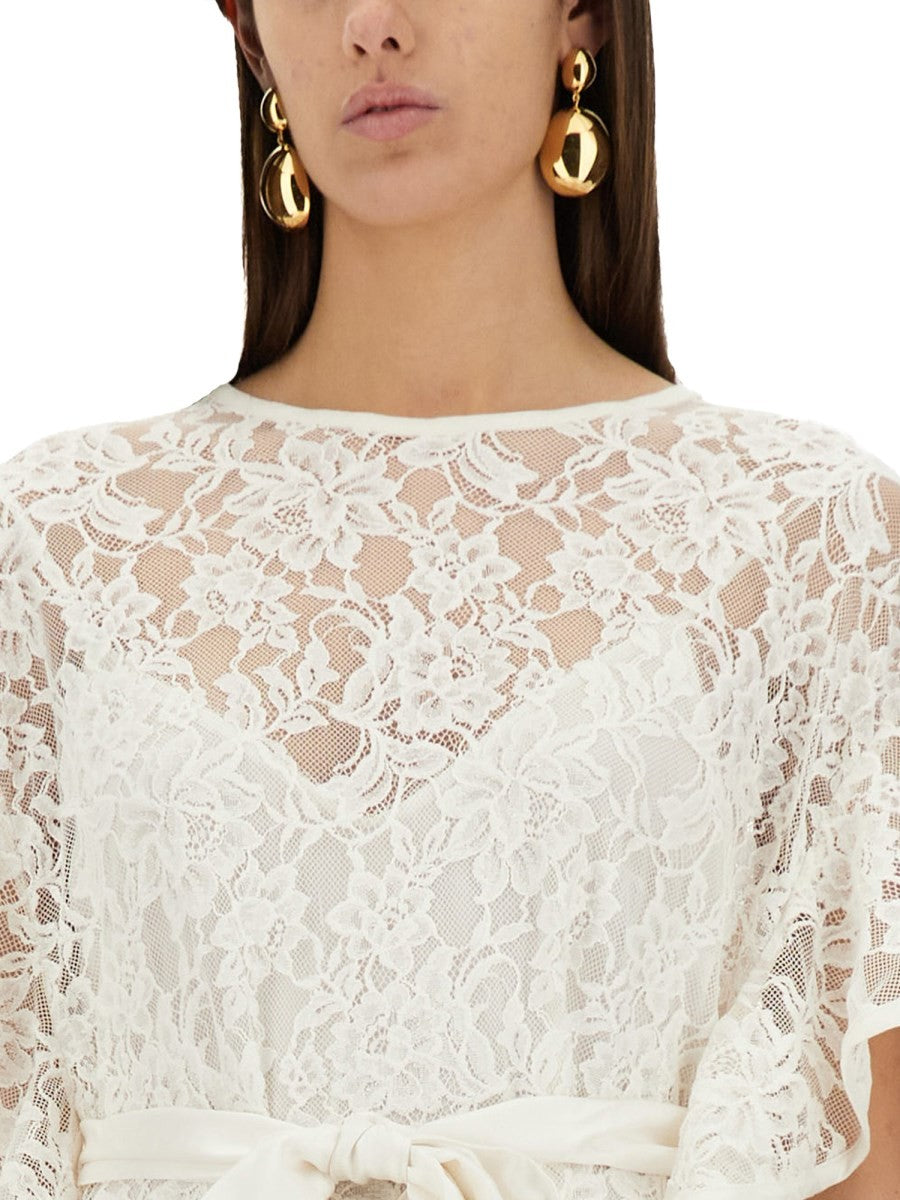 CRUSH LACE MIDI DRESS