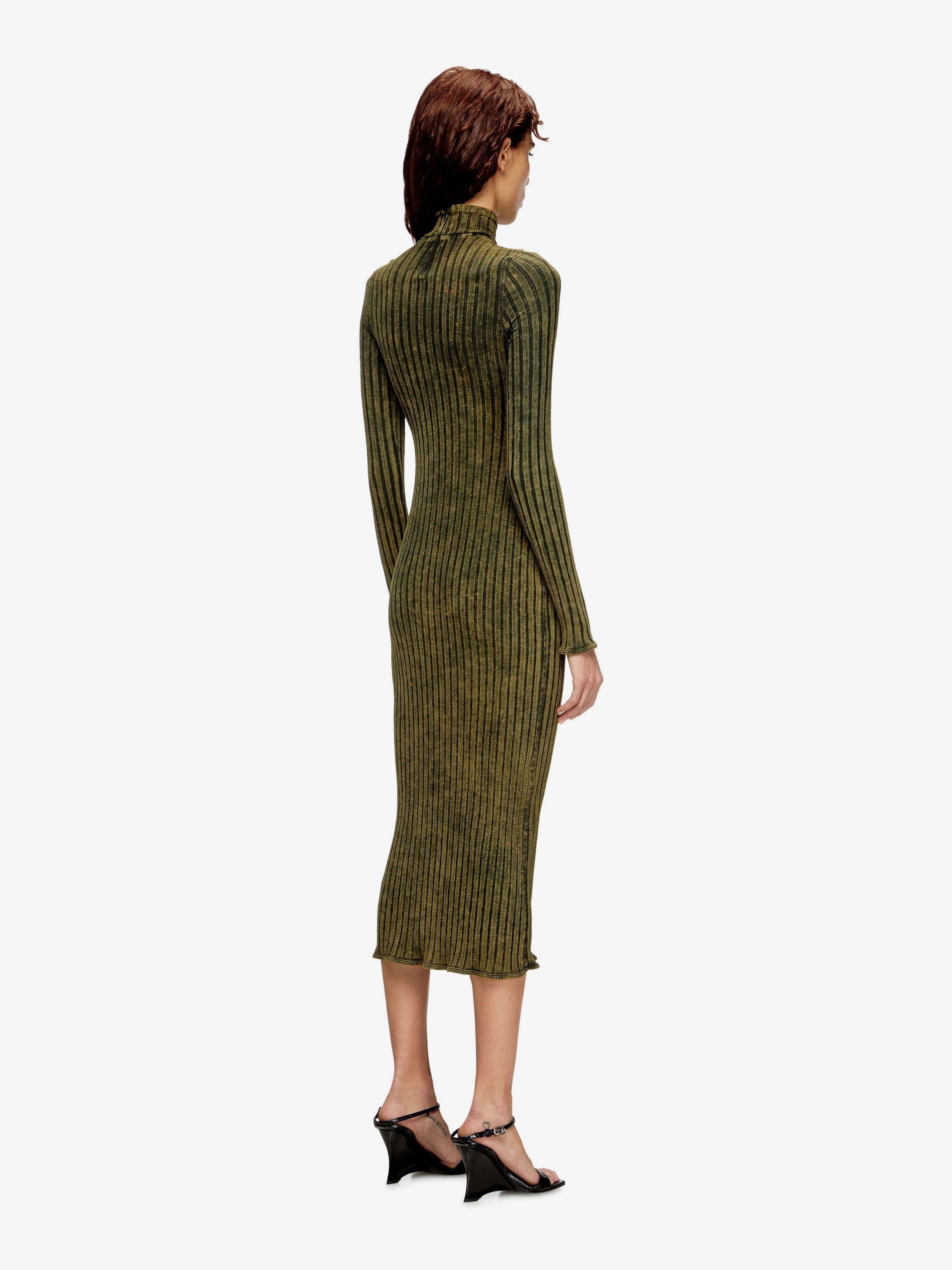 D-Wavya stretch cotton midi dress