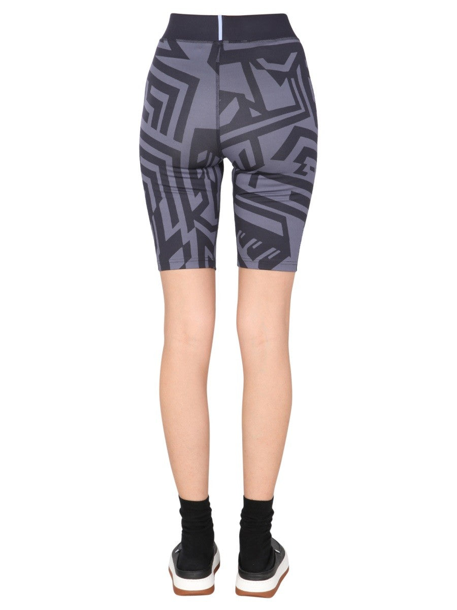 Elastic Waist Dazzelle Cyclist Bermuda