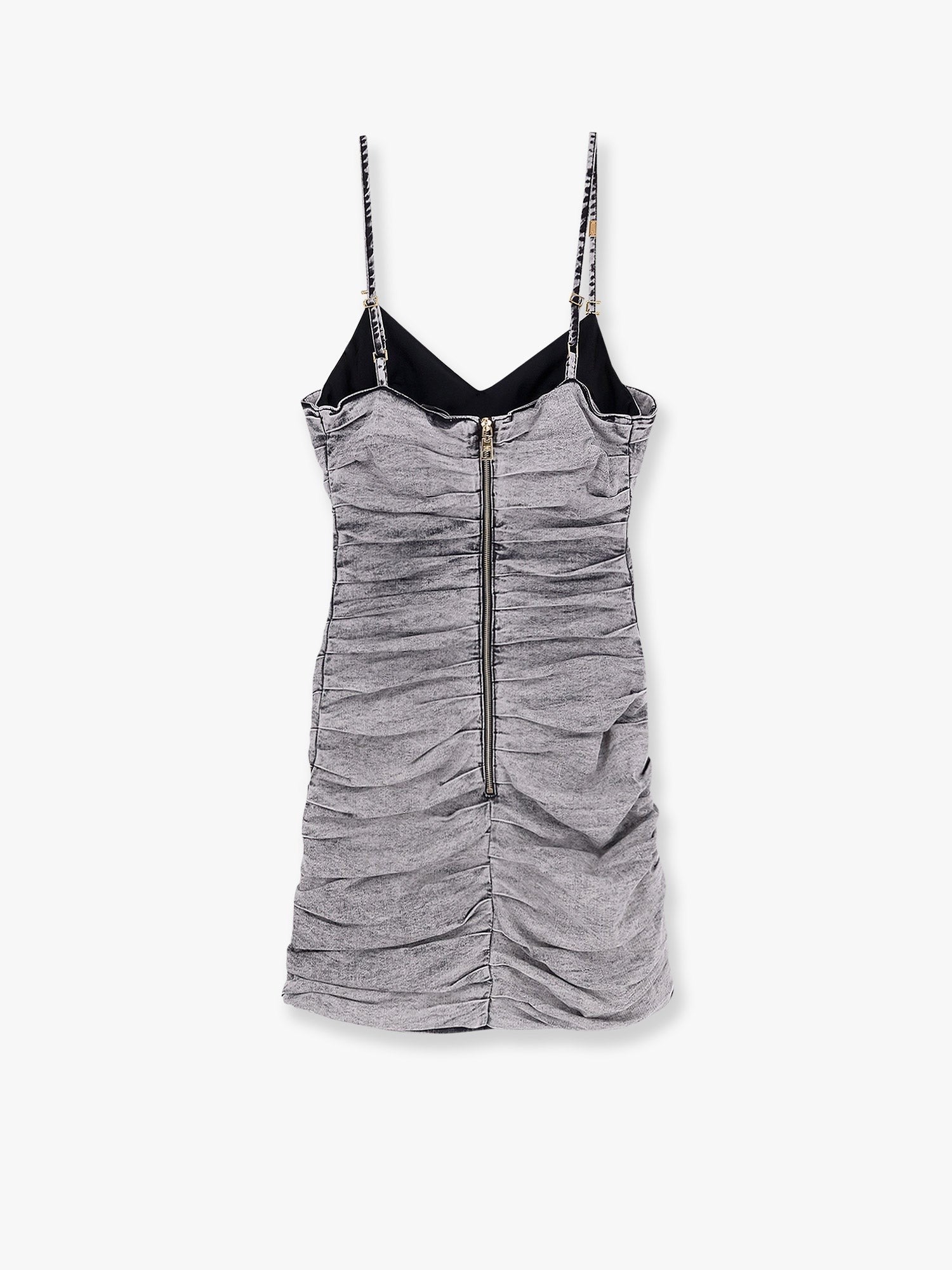 Denim mini dress