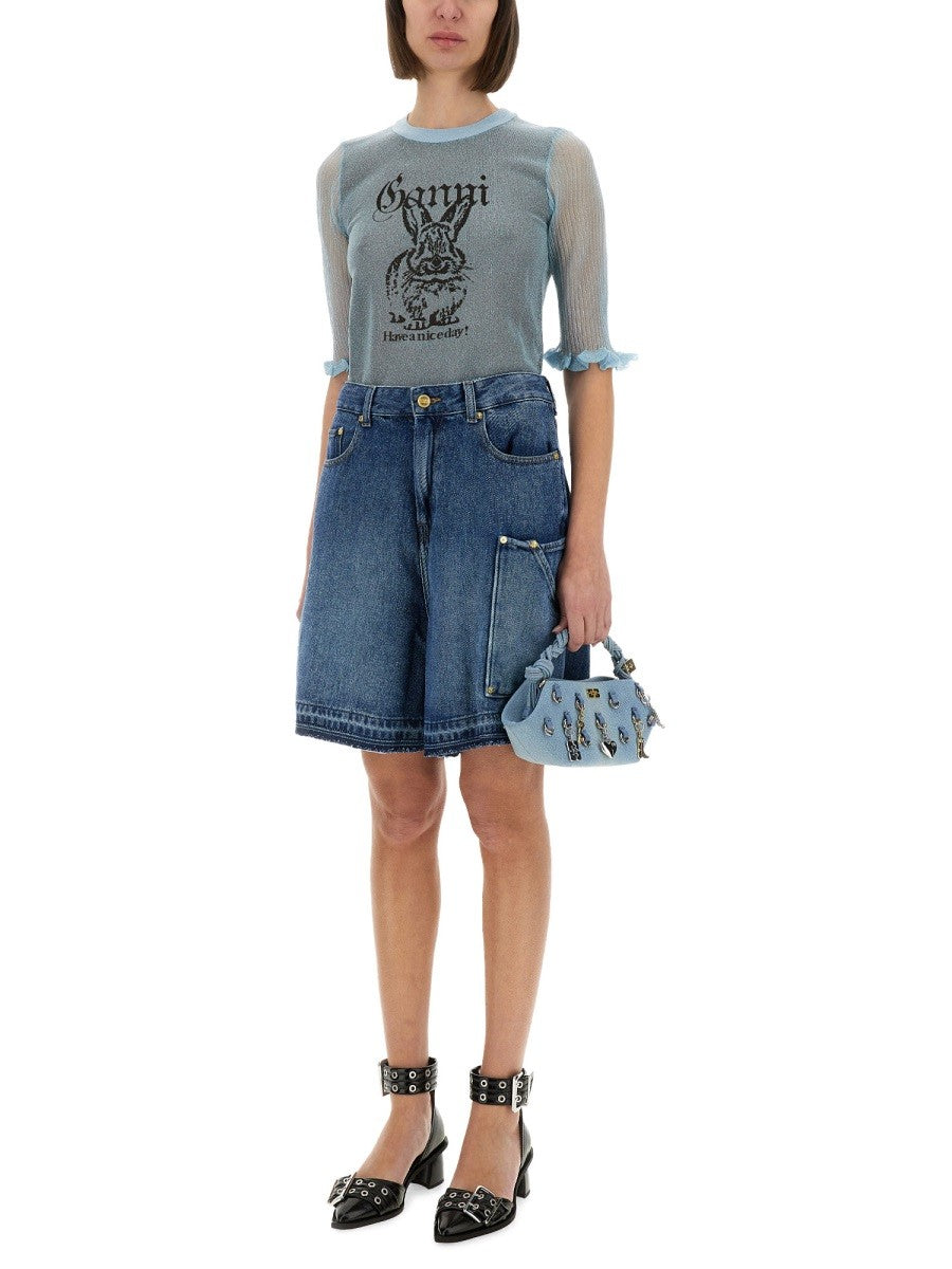 DENIM SHORTS