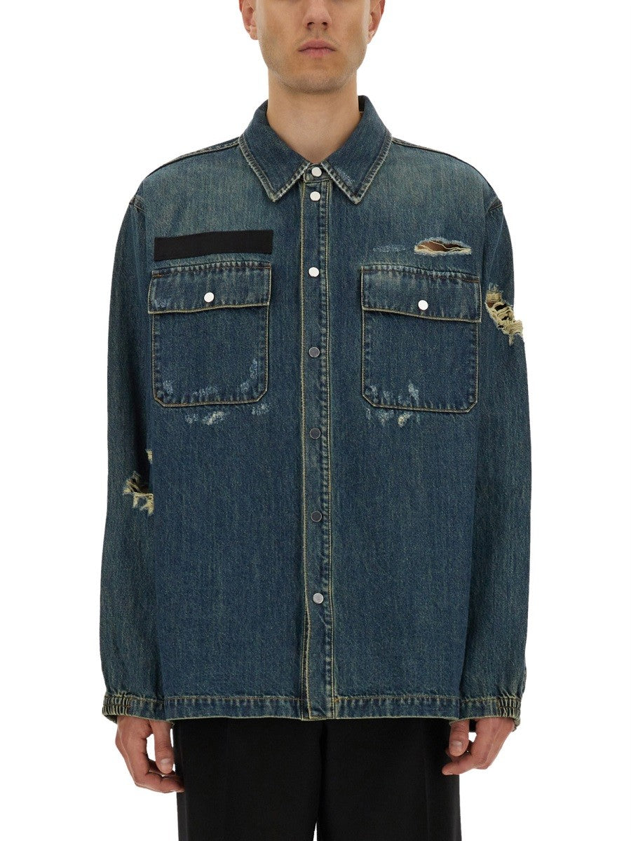 CHEMISE D'UNIFORME EN JEAN