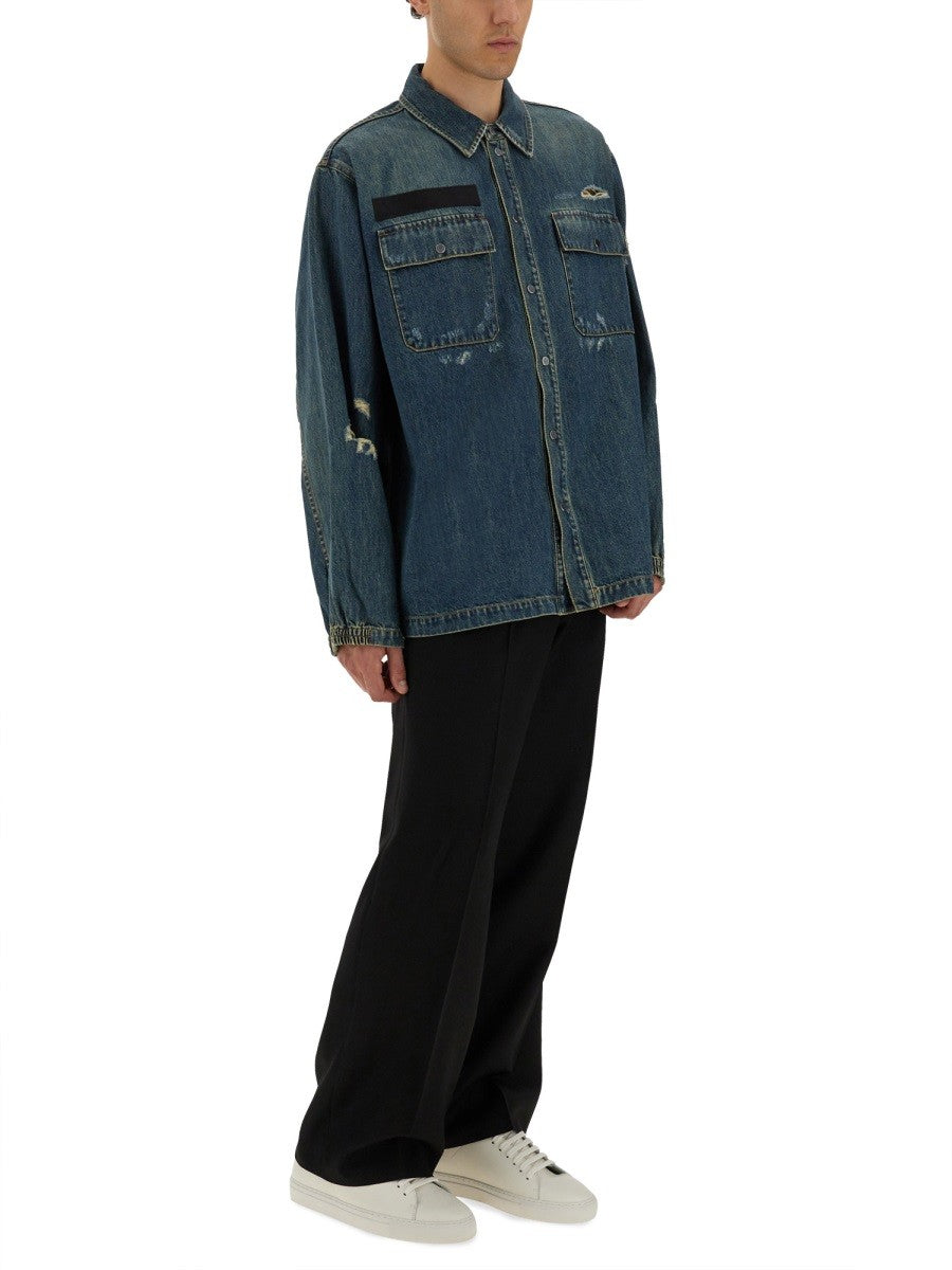 CHEMISE D'UNIFORME EN JEAN