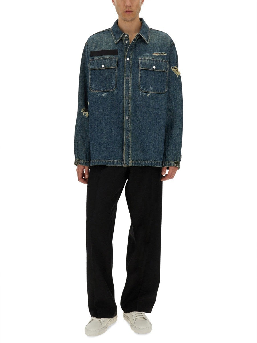 CHEMISE D'UNIFORME EN JEAN
