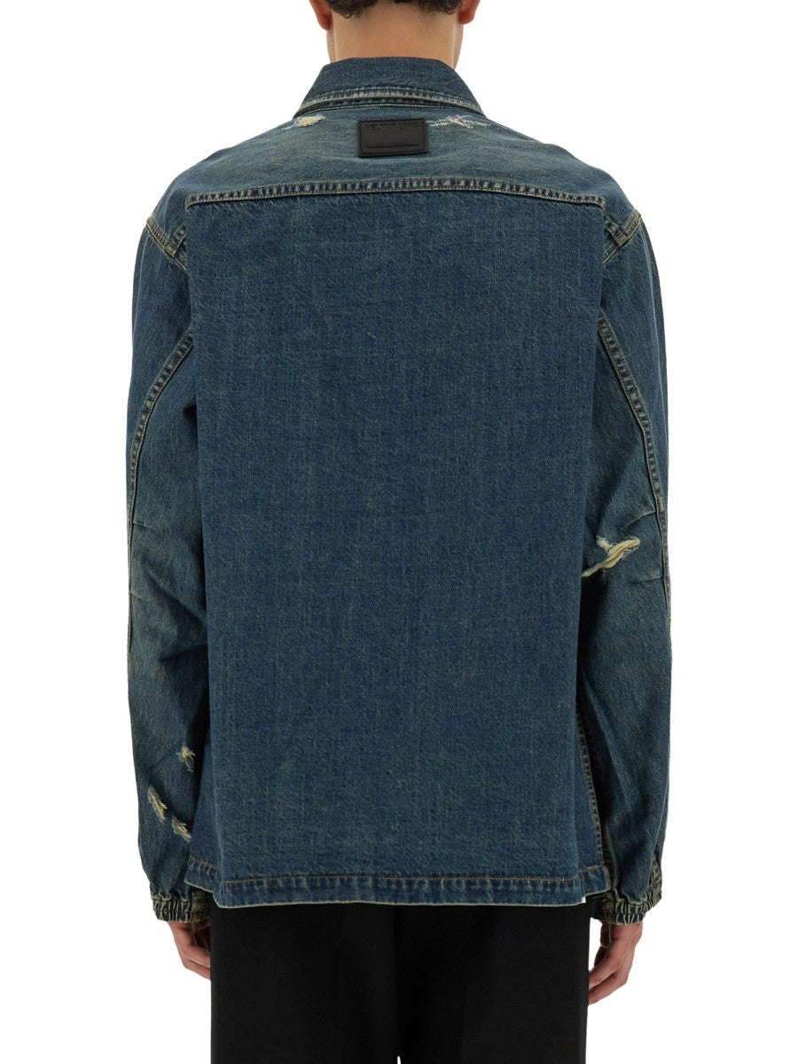 CHEMISE D'UNIFORME EN JEAN