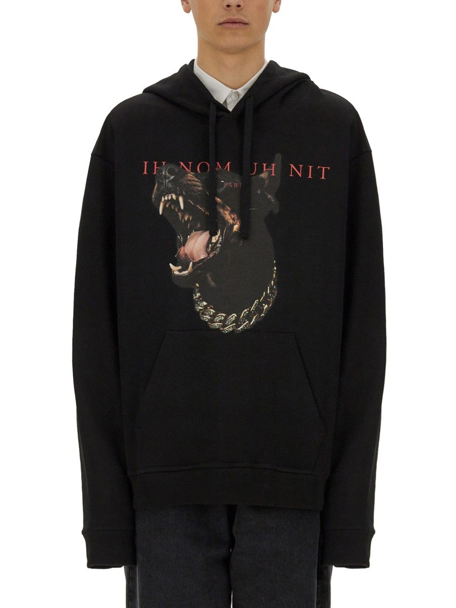 SWEAT-SHIRT IMPRIMÉ DOBERMANN