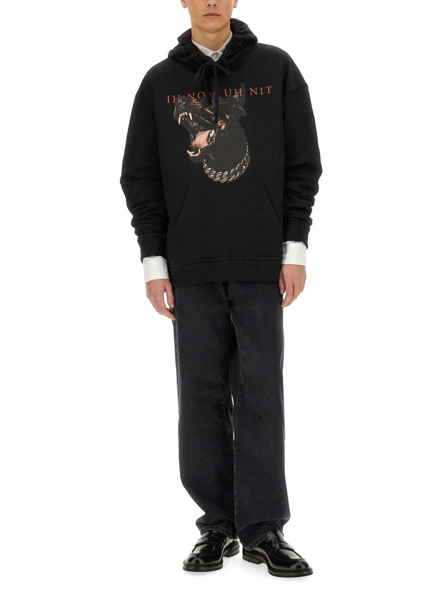 SWEAT-SHIRT IMPRIMÉ DOBERMANN