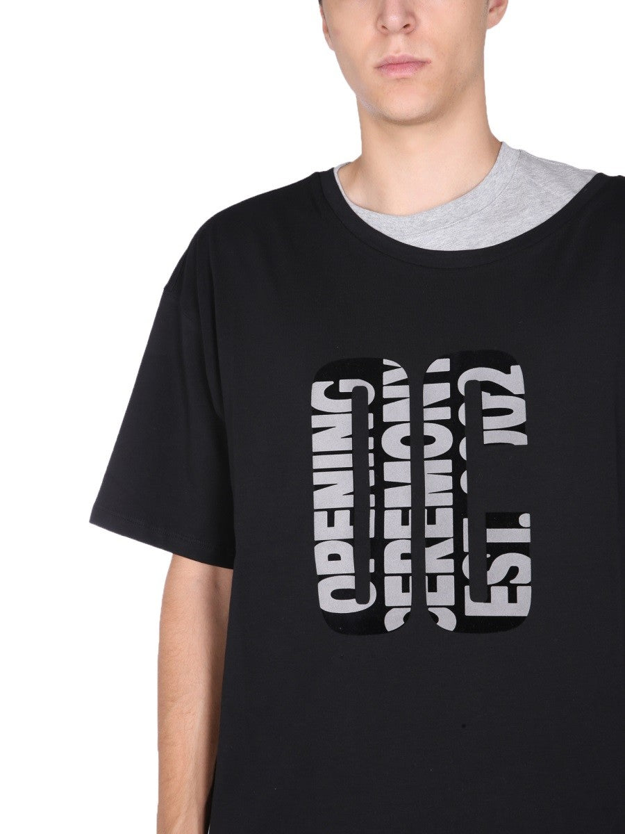 DOUBLE COLLAR T-SHIRT