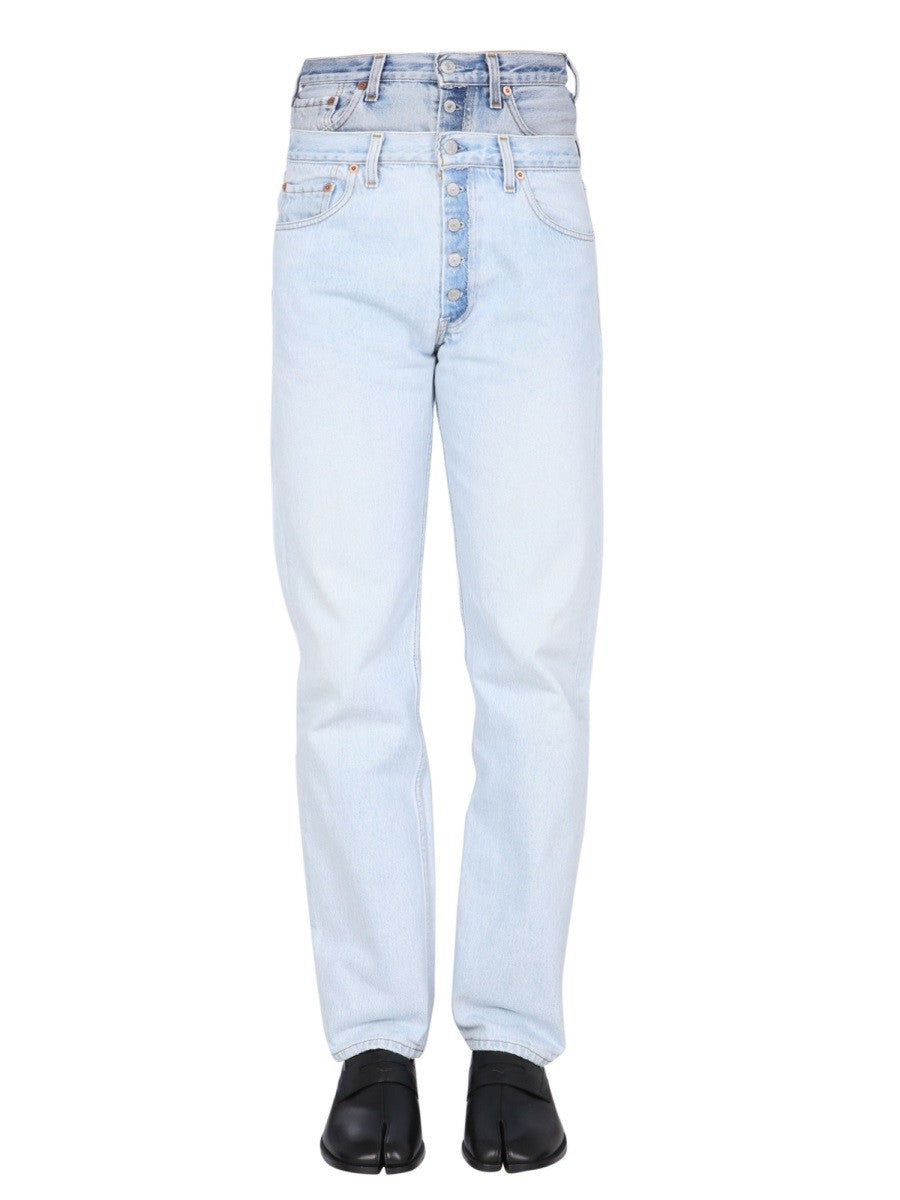DOUBLE WAISTED JEANS | Basement 88