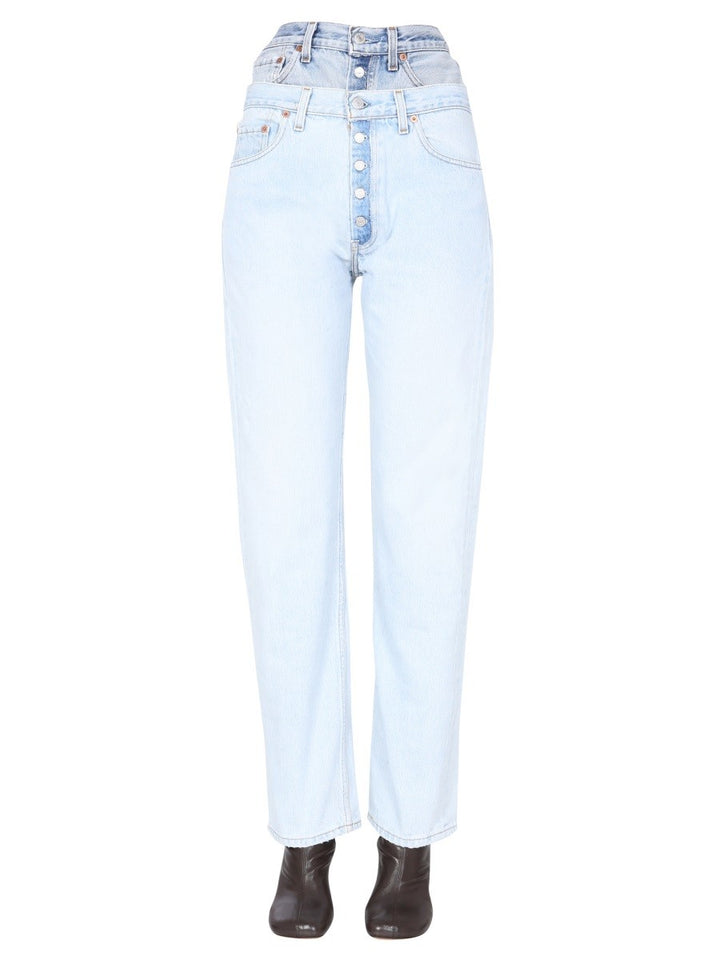 DOUBLE WAISTED JEANS | Basement 88