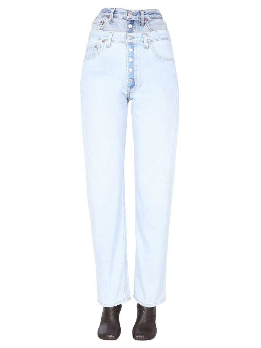 DOUBLE WAISTED JEANS | Basement 88