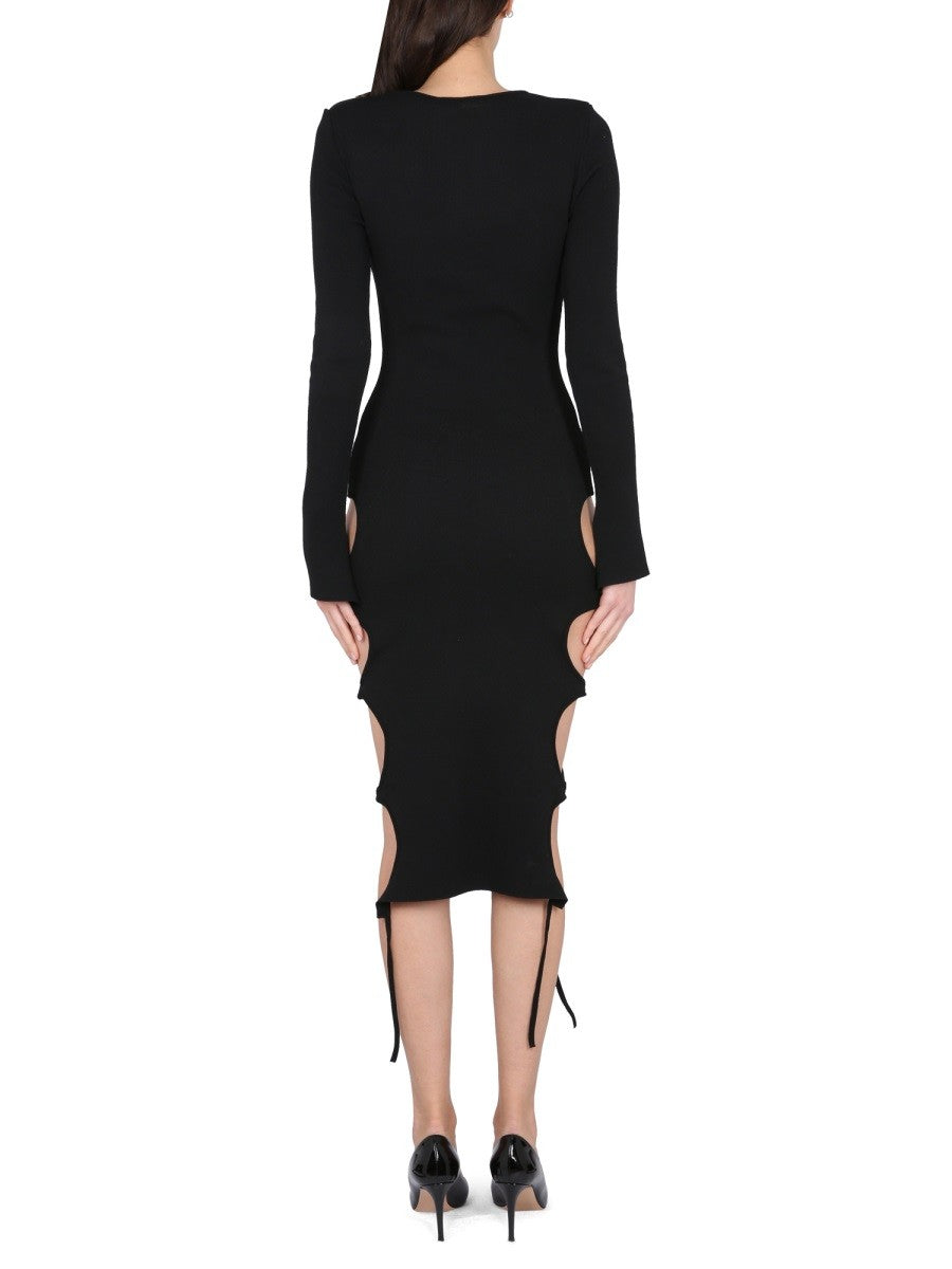 DRESS WITH CUT-OUT DETAILS