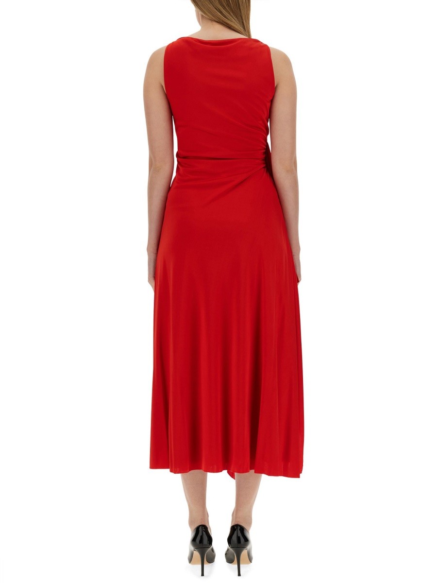 DRESS WITH DRAPE