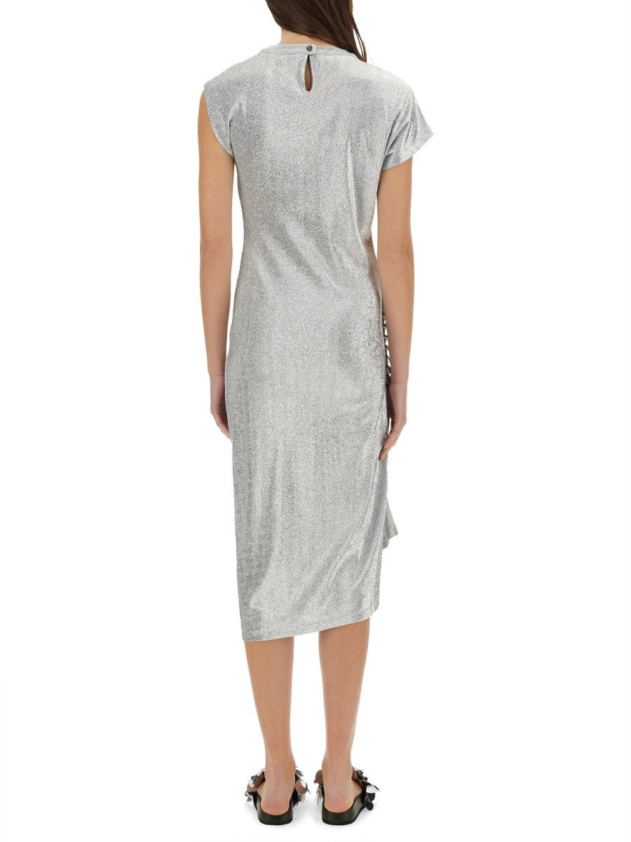 DRESS WITH DRAPE