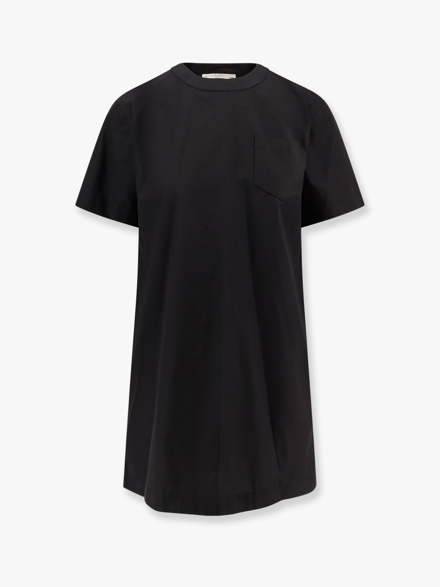 Draped Cotton Inserts Dress