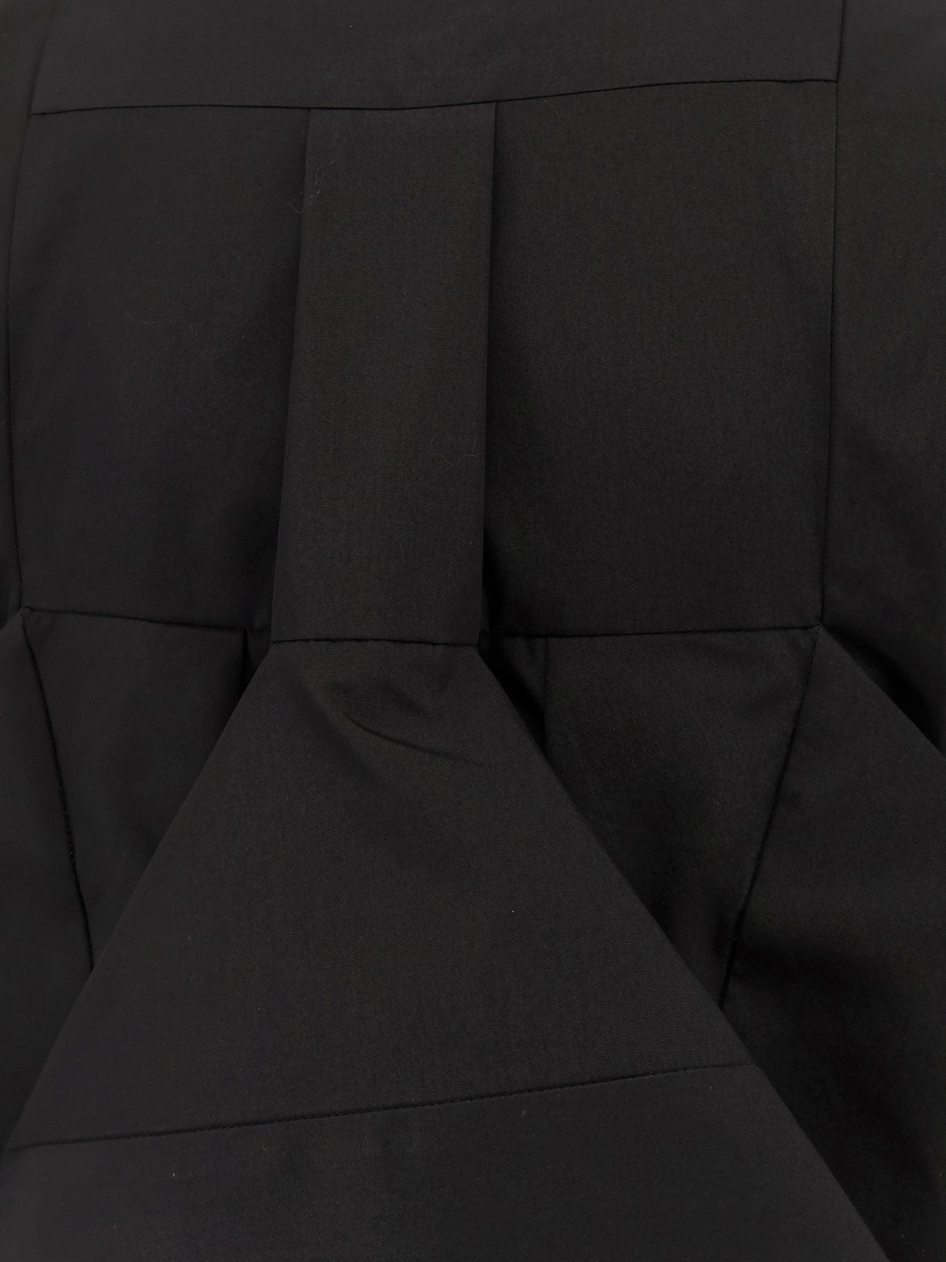 Draped Cotton Inserts Dress