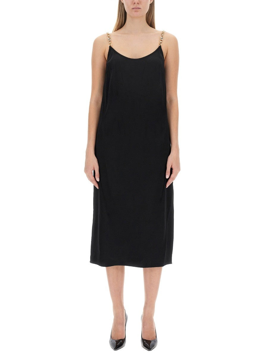 DRESS WITH LOGO STRAPS