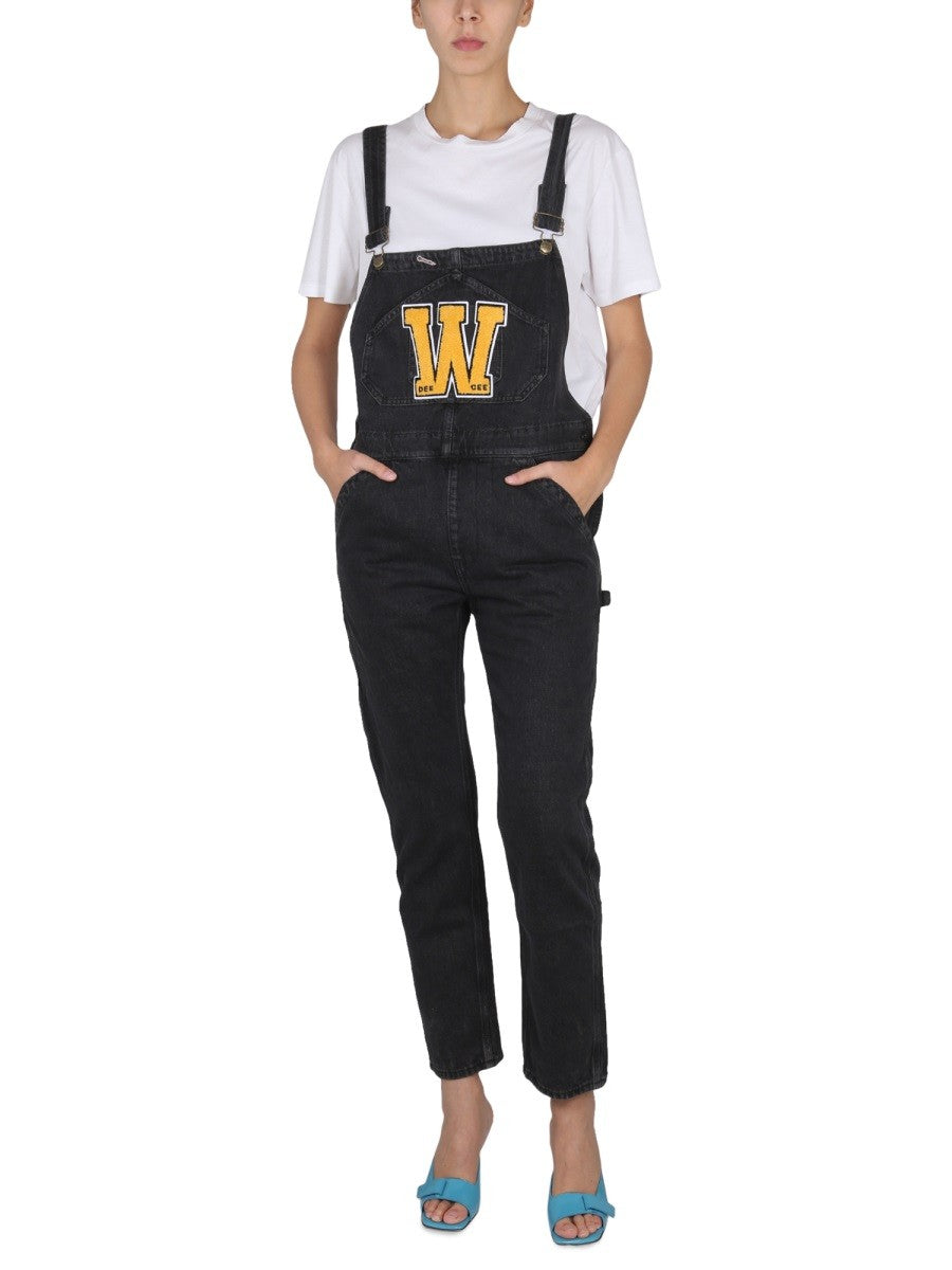 DUNGAREES WITH LOGO | Basement 88