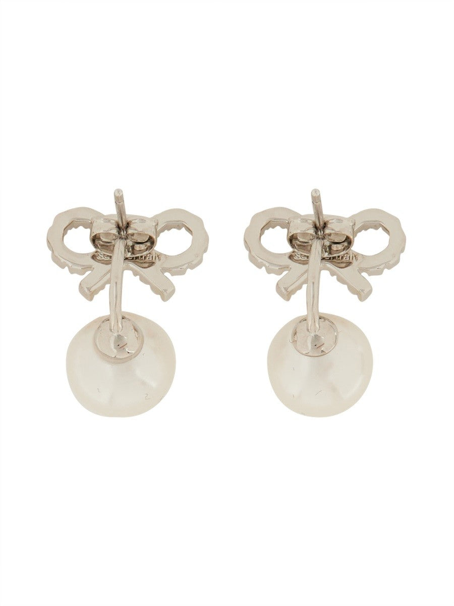 BOUCLES D'OREILLES AVEC NŒUD