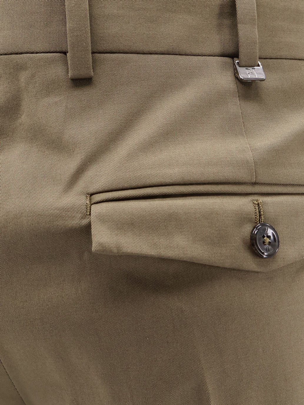 Edge Rebel fit stretch cotton trousers