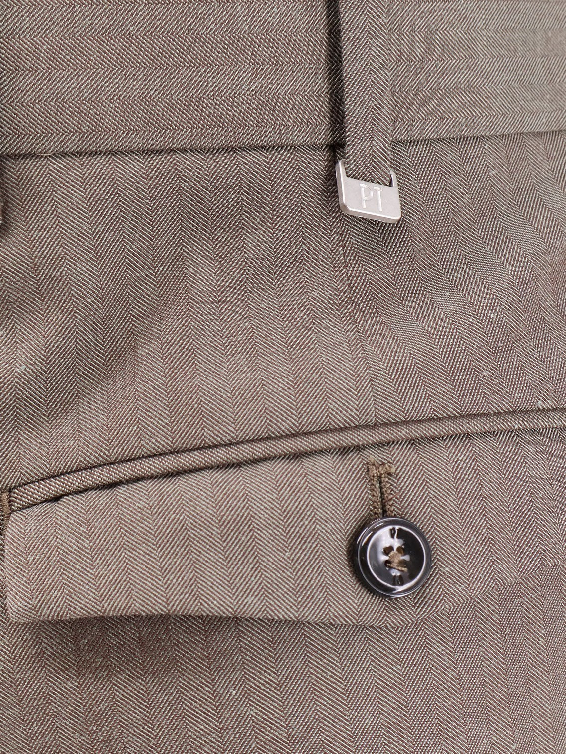 Edge silkochino trouser with pinces