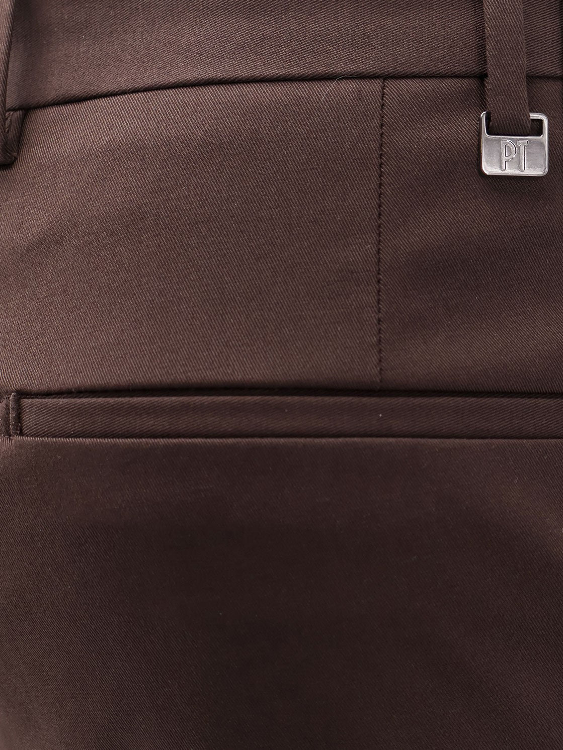 Edge stretch cotton trousers