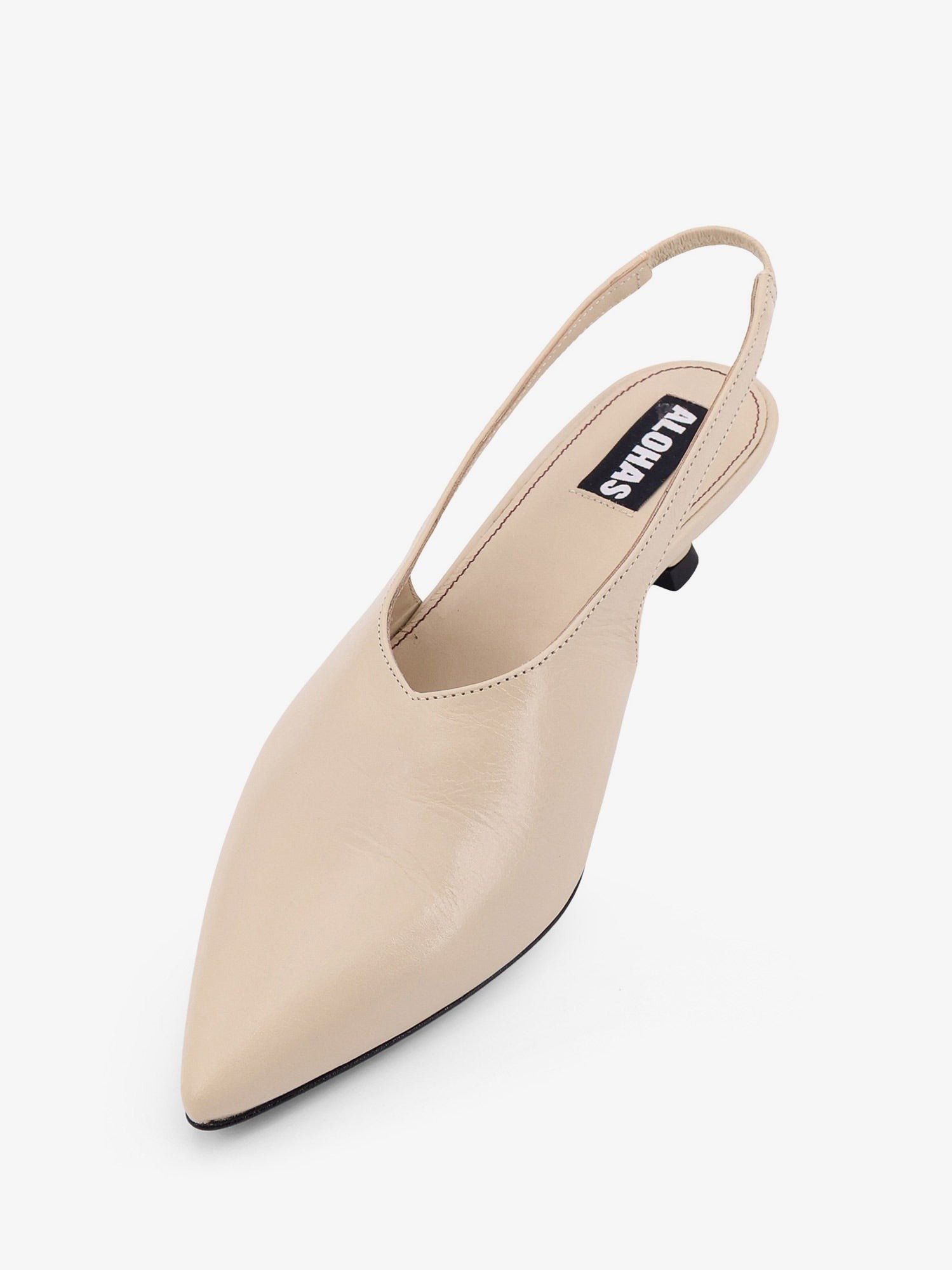 Eros leather slingback decolleté